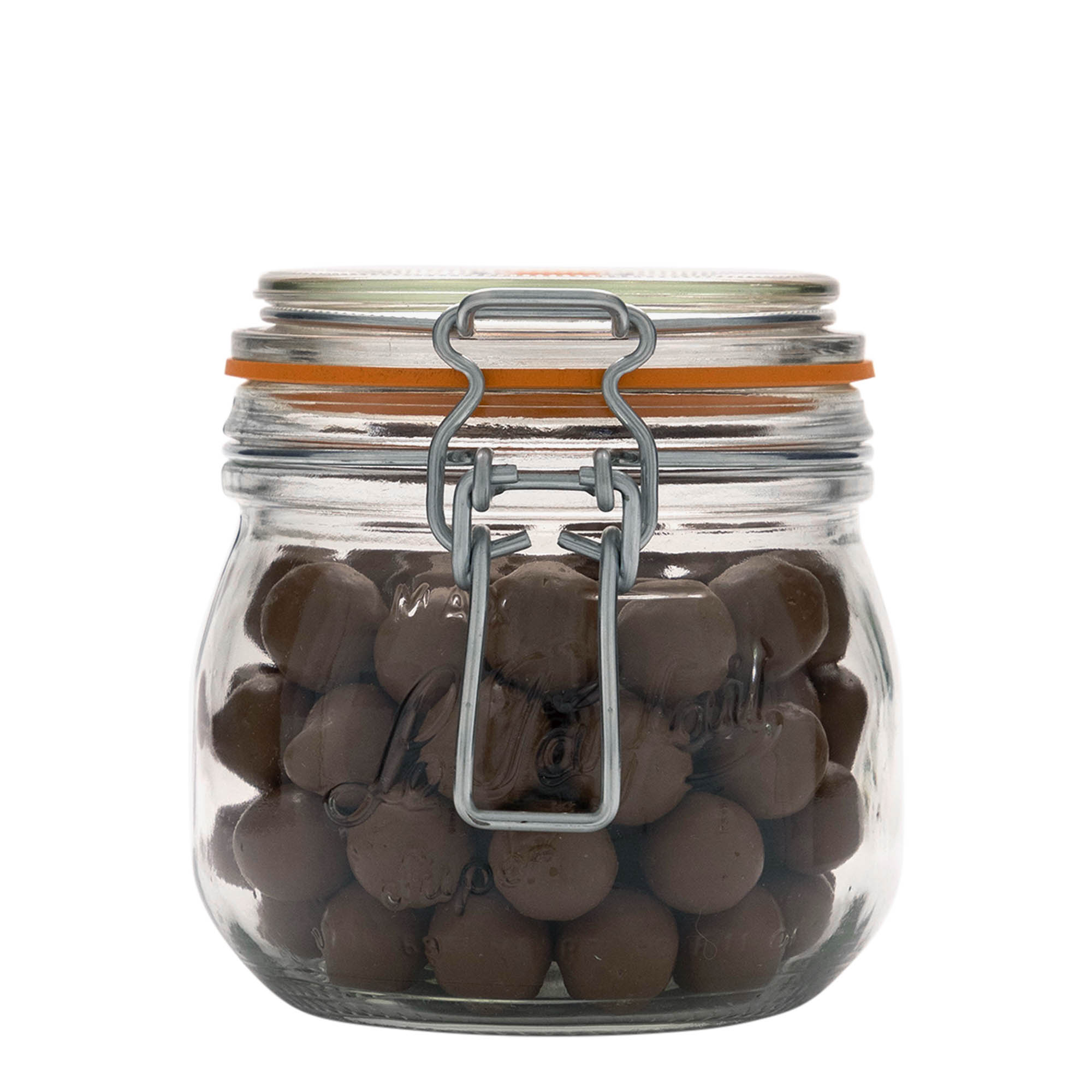 500 ml słoik z drucianą klamrą 'Le Parfait Super Bocal', otwór: zamknięcie na drucianą klamrę