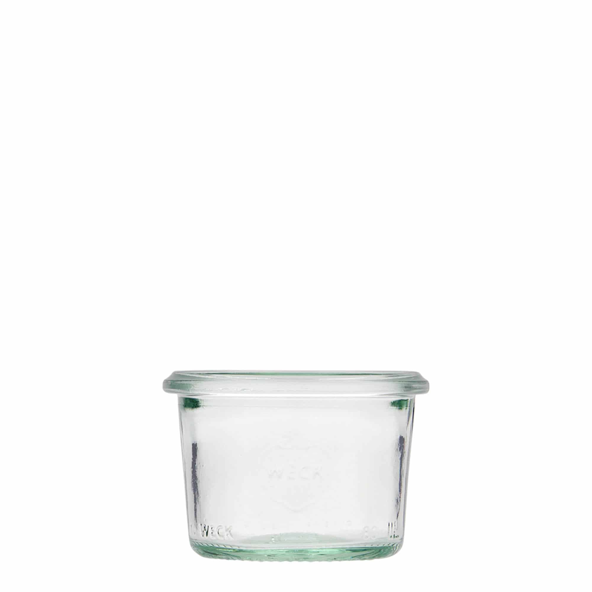 80 ml słoik prosty WECK, zamknięcie: krawędź okrągła 80 ml słoik prosty WECK, zamknięcie: krawędź okrągła