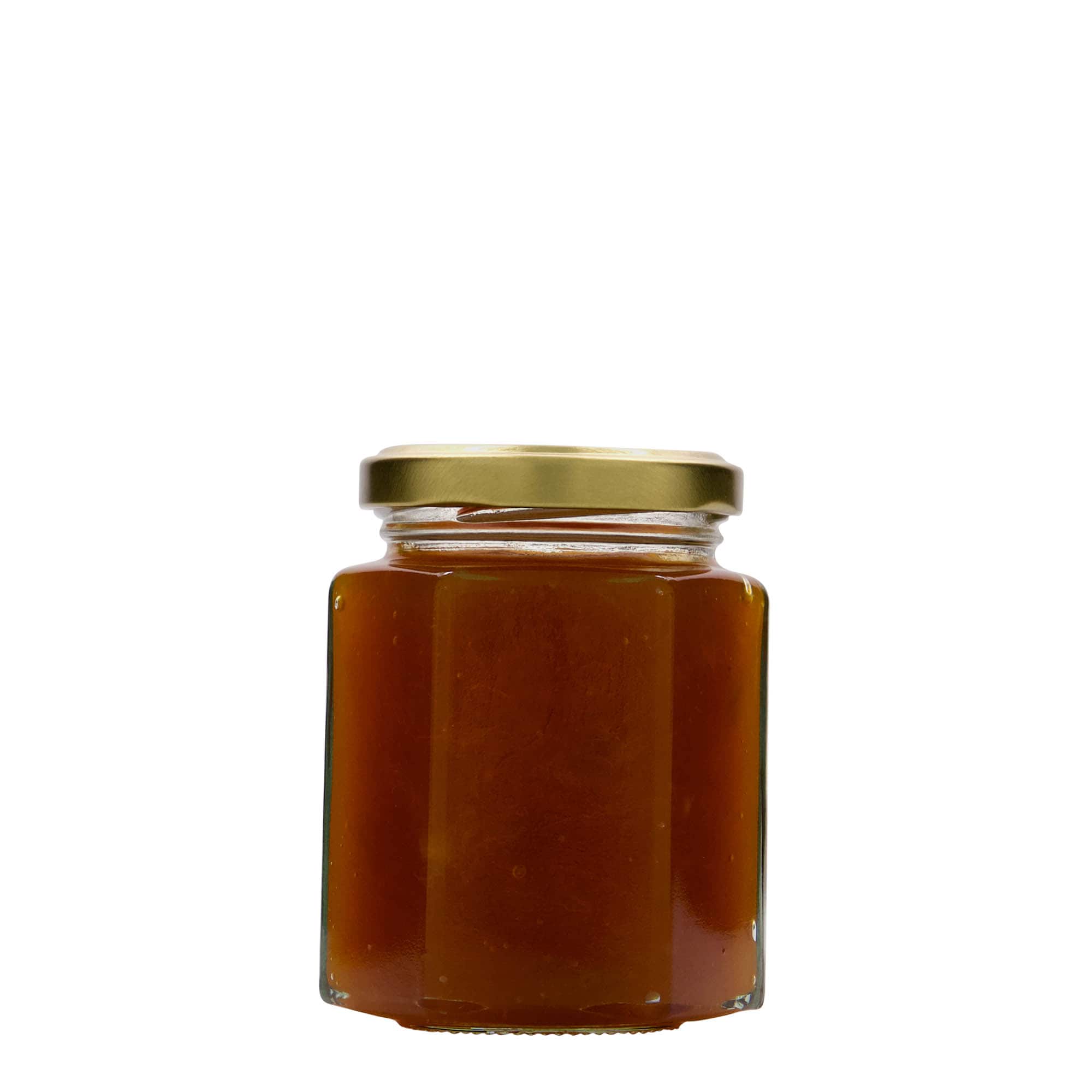 191 ml sześciokątny słoik, otwór: Twist-Off (TO 58)