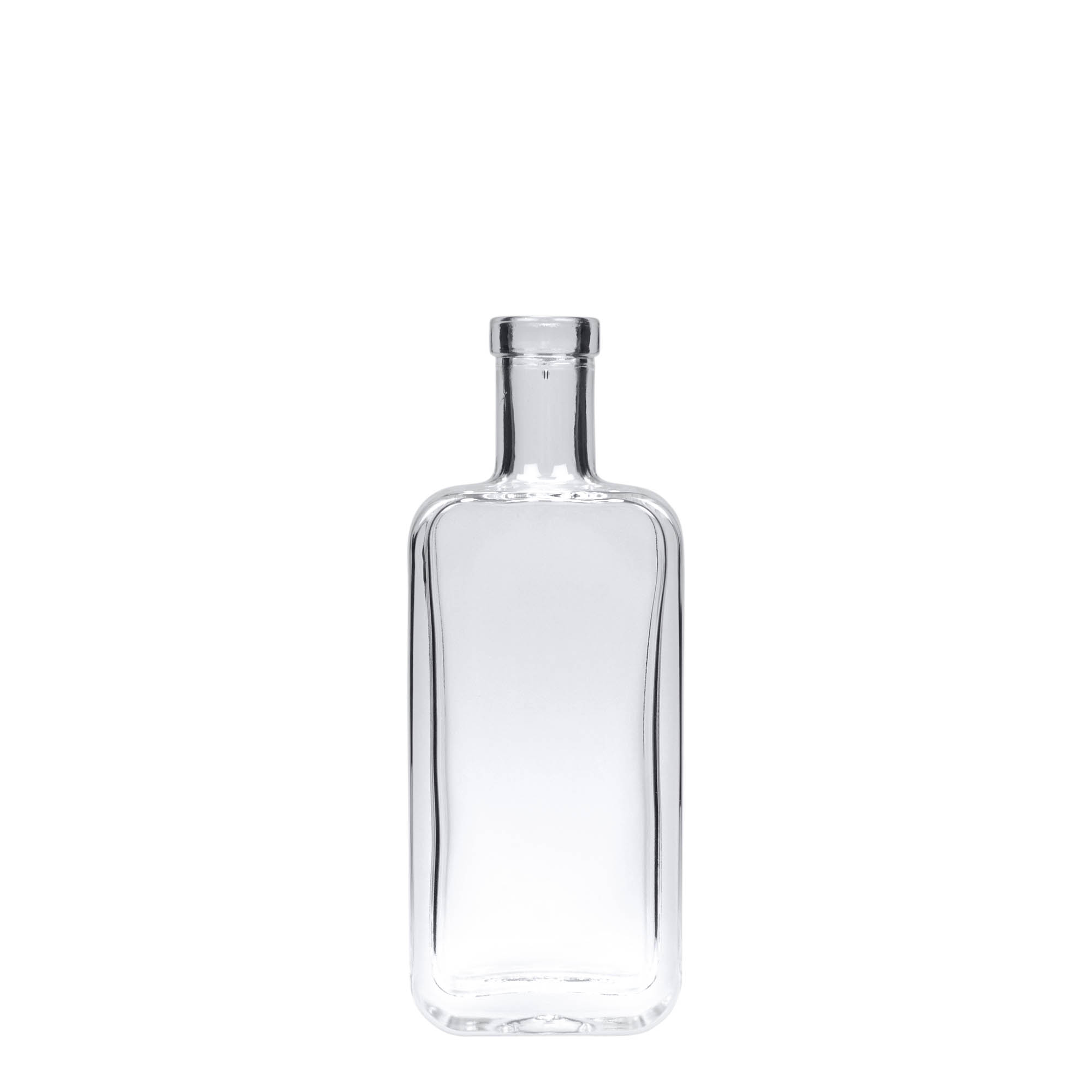 100 ml butelka szklana „Nice”, prostokątna, otwór: korek