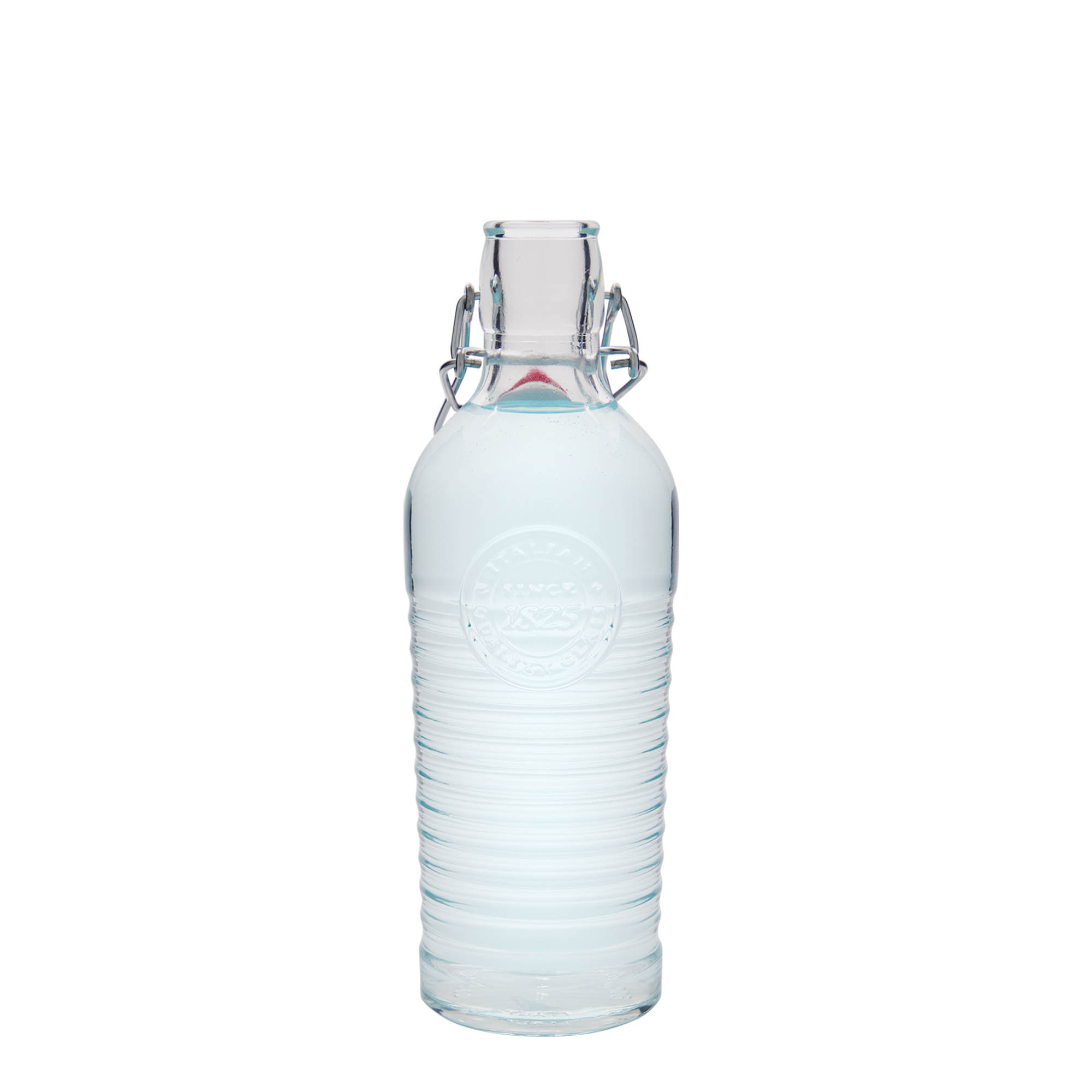 750 ml butelka szklana 'Officina 1825', zamknięcie: Zamknięcie pałąkowe