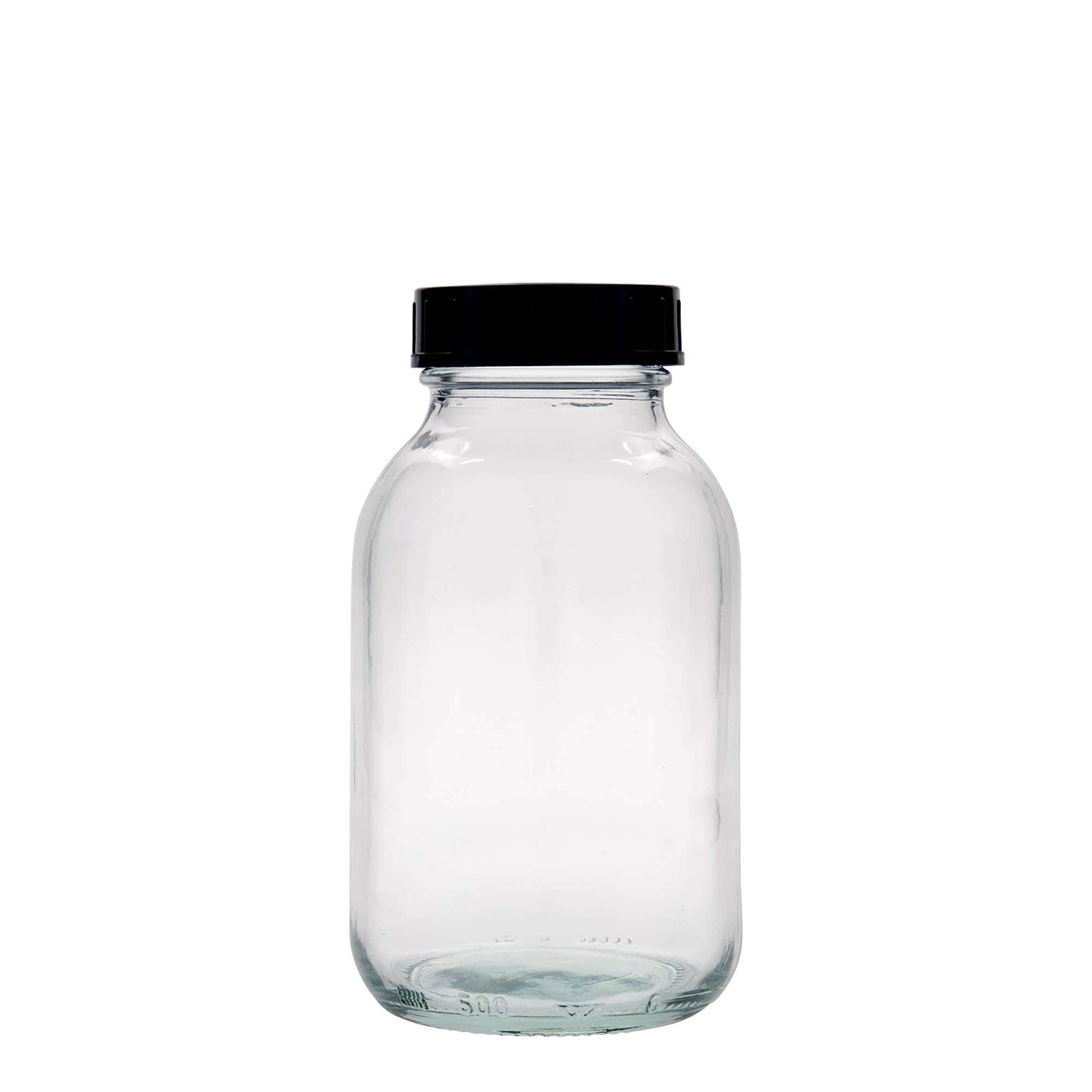 500 ml słoik z szerokim otworem, zamknięcie: DIN 55