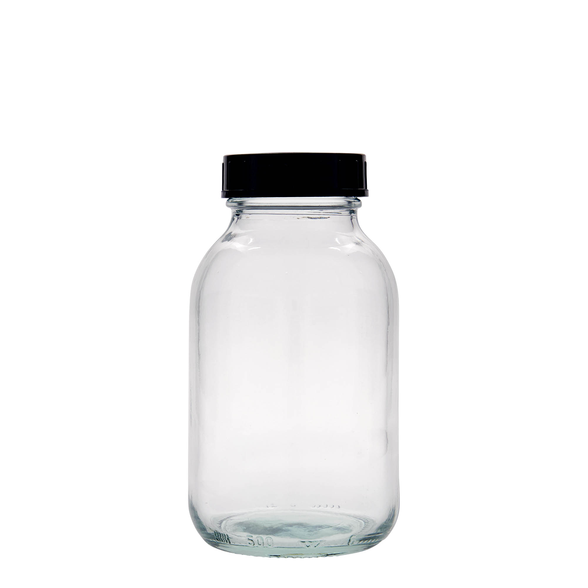 500 ml słoik o szerokiej szyjce, otwór: DIN 55 500 ml słoik o szerokiej szyjce, otwór: DIN 55