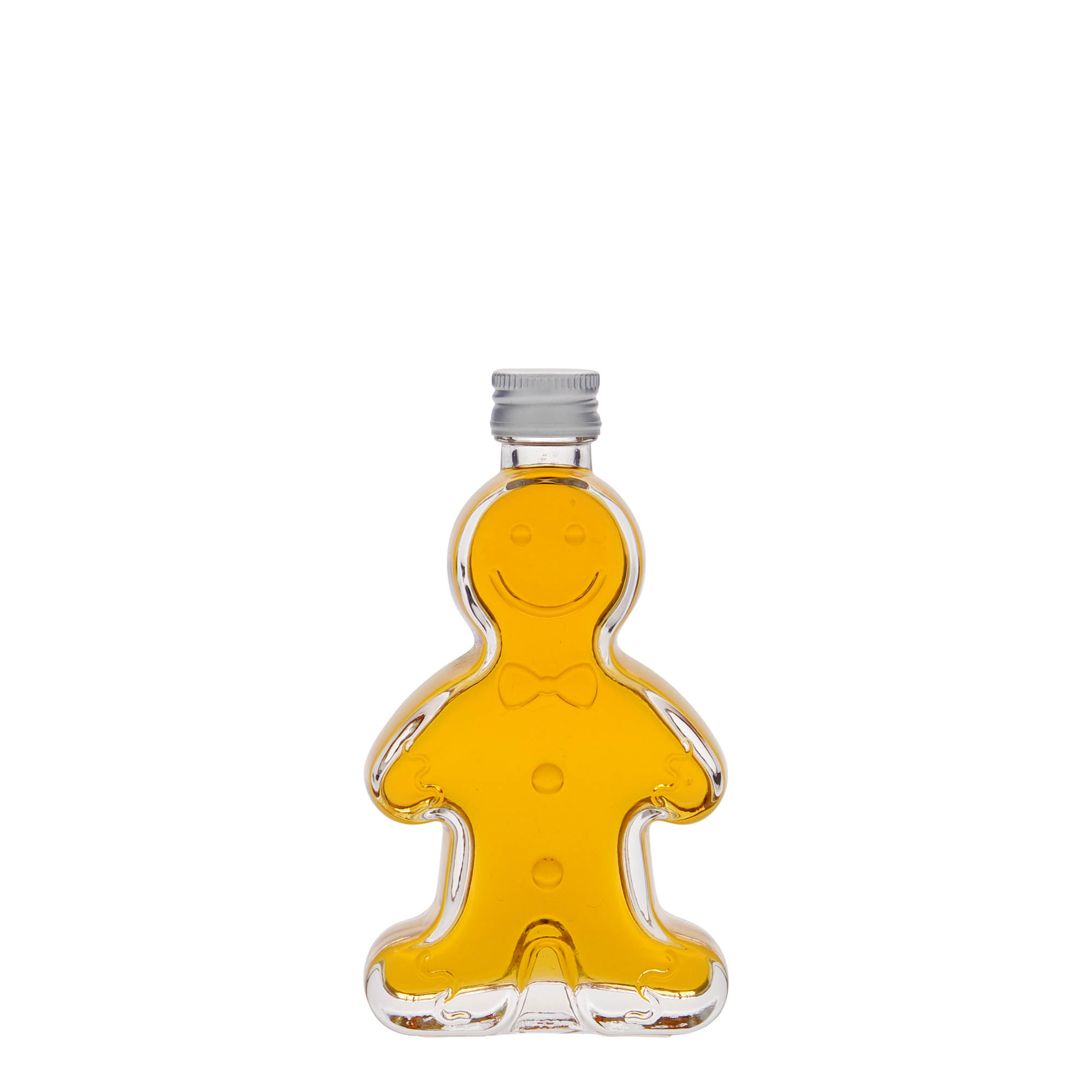 50 ml butelka szklana „Lebkuchenmann”, gwint: PP 18 50 ml butelka szklana „Lebkuchenmann”, gwint: PP 18