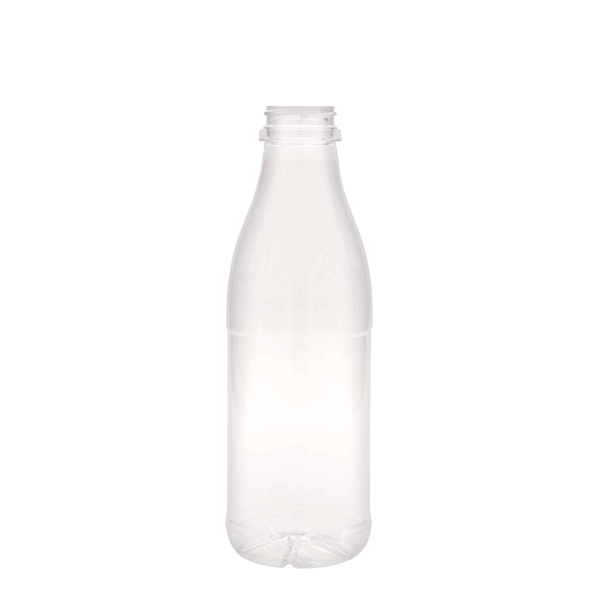 750 ml butelka PET „Milk and Juice”, tworzywo sztuczne, szyjka: 38 mm