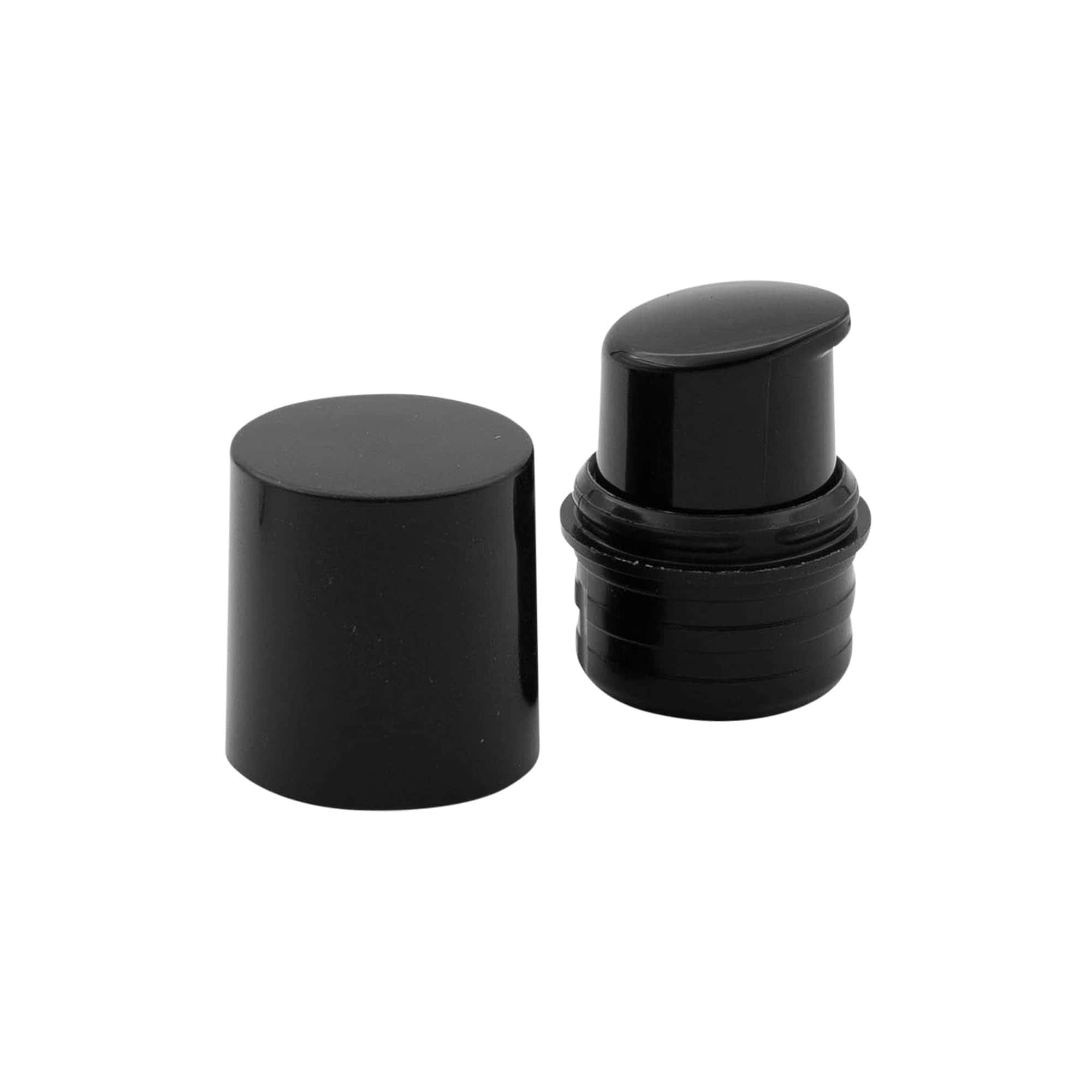 Pompa dozująca Airless 'Nano', tworzywo sztuczne PP, czarna