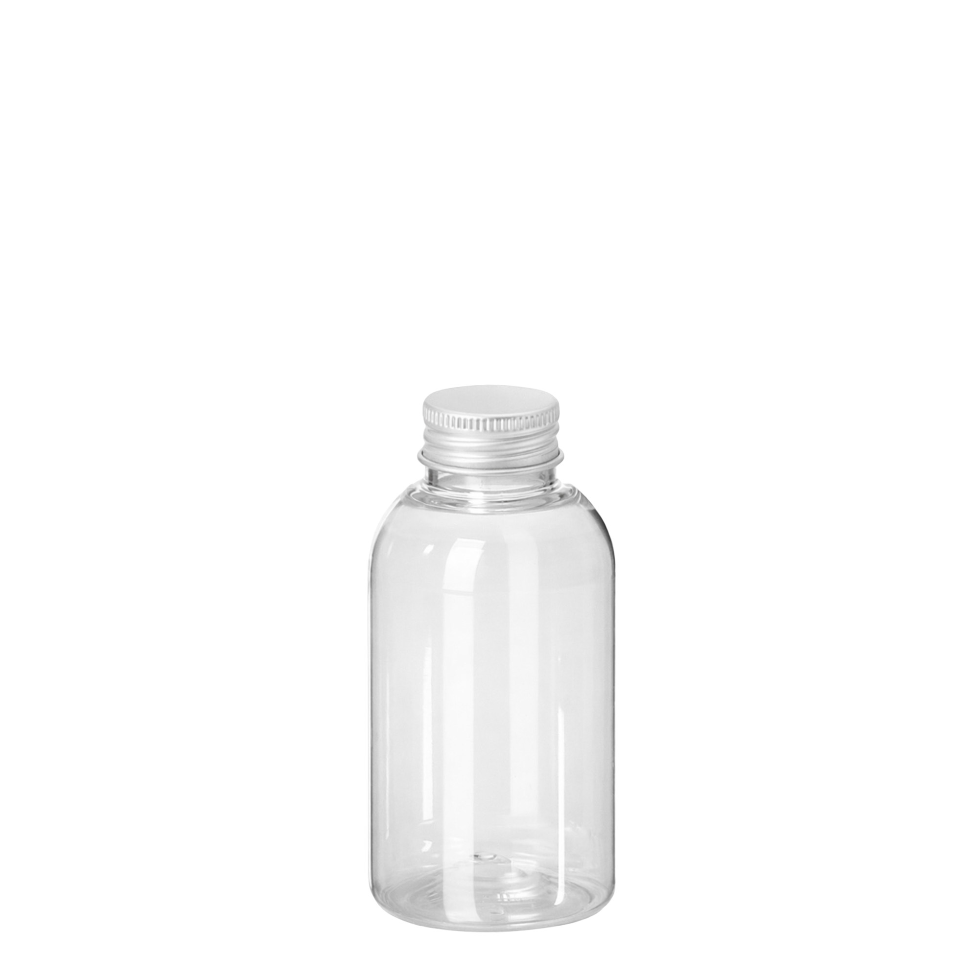 100 ml butelka PET „Boston”, tworzywo sztuczne, gwint: 24/410
