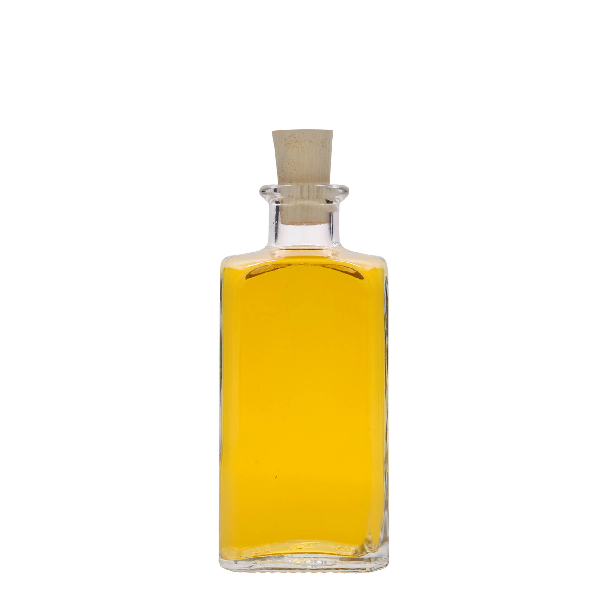 250 ml butelka szklana Apotheker Carré, kwadratowa, otwór: korek 250 ml butelka szklana Apotheker Carré, kwadratowa, otwór: korek