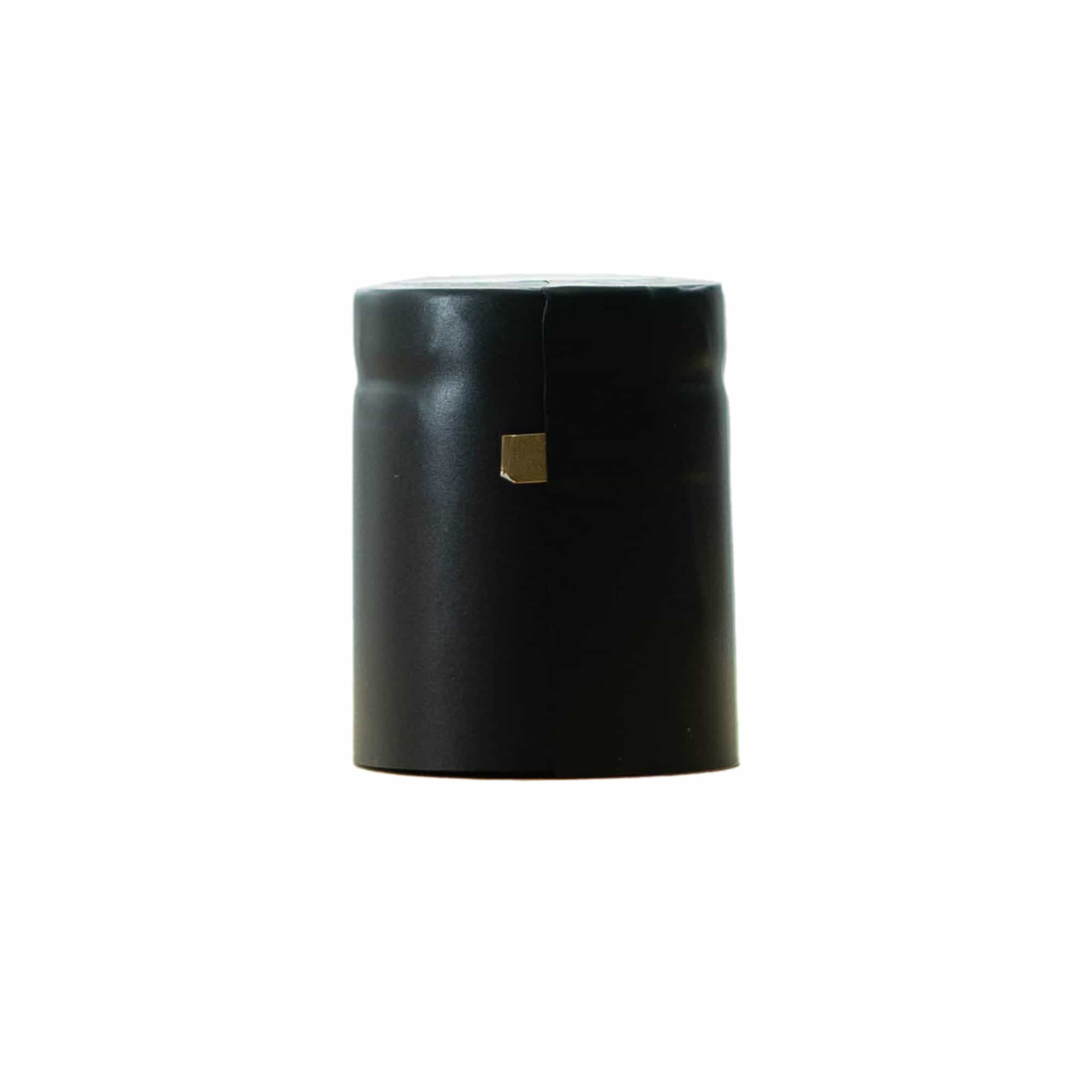 Kapturek termokurczliwy 32x41, tworzywo sztuczne PVC, kolor czarny