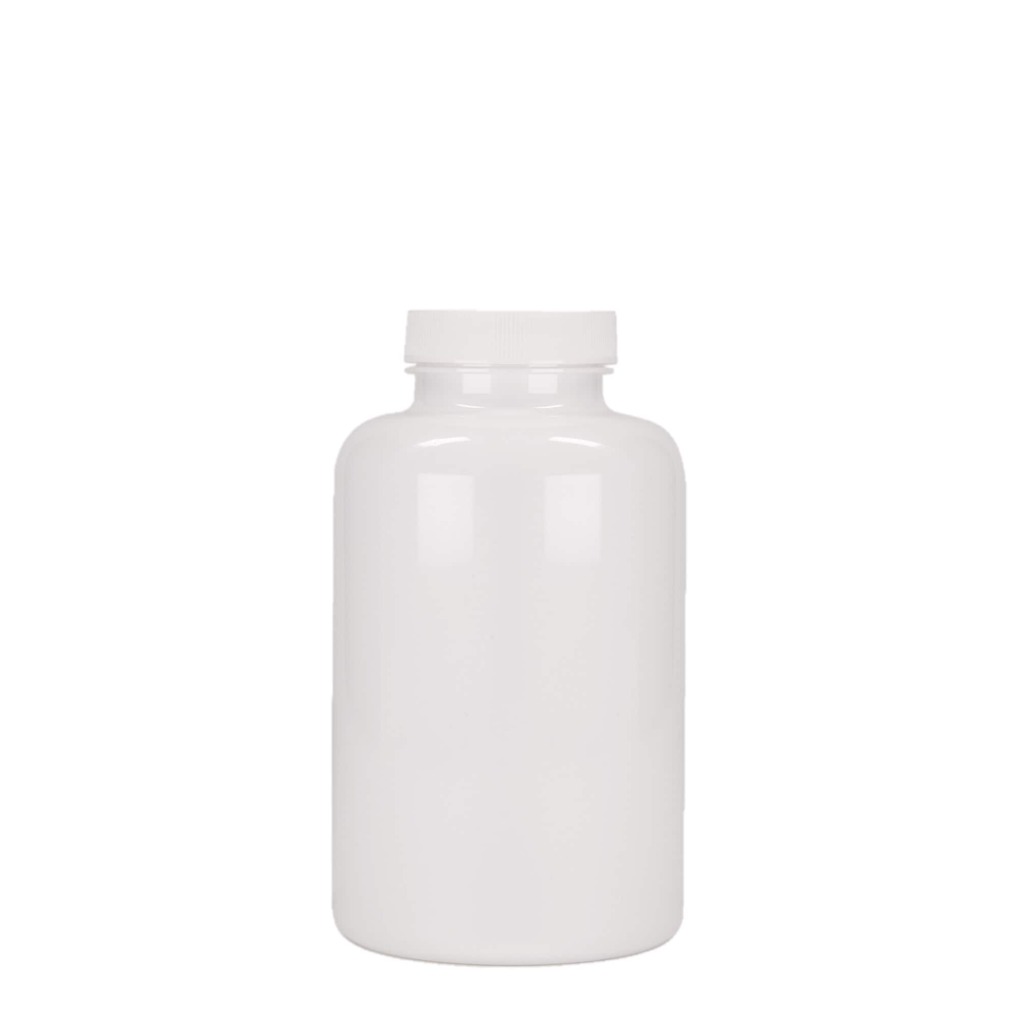 500 ml butelka PET, tworzywo sztuczne, biały, gwint: 45/400