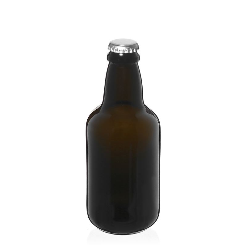 330 ml butelka piwa „Era”, szkło, antyczny zielony, szyjka: kapsel koronowy