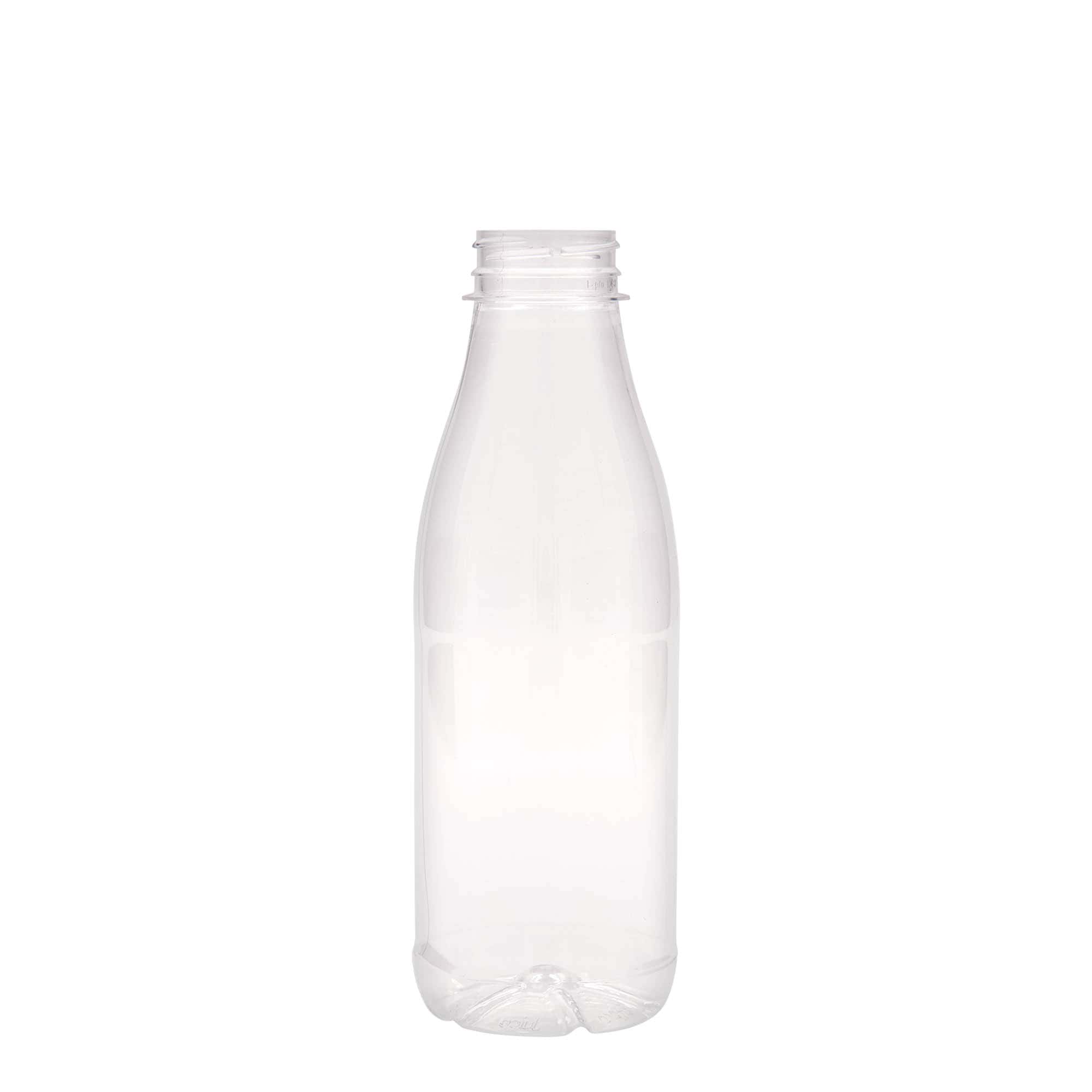 500 ml butelka PET „Milk and Juice”, tworzywo sztuczne, gwint: 38 mm