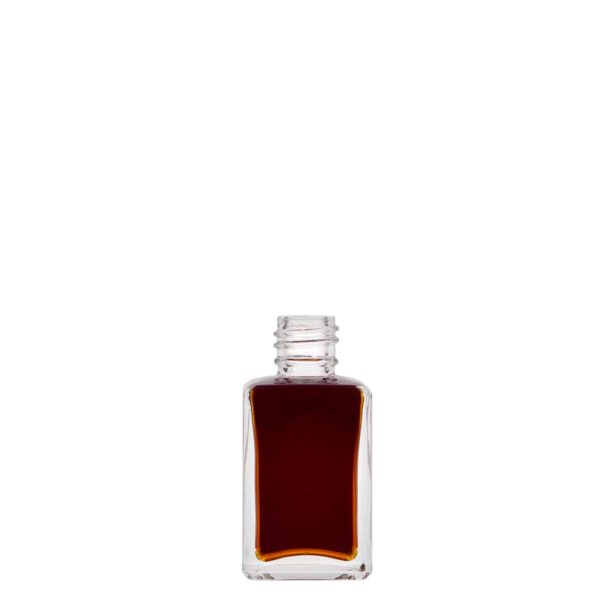 30 ml butelka szklana 'Tamme', kwadratowa, zamknięcie: PP 18