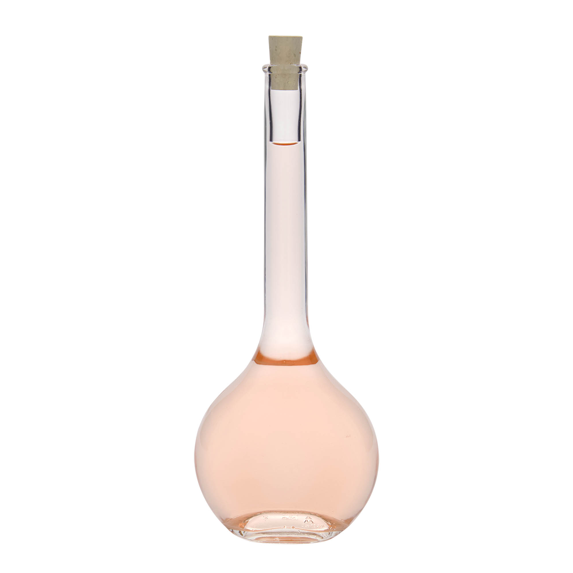 500 ml butelka szklana 'Contessa', owalna, szyjka: korek