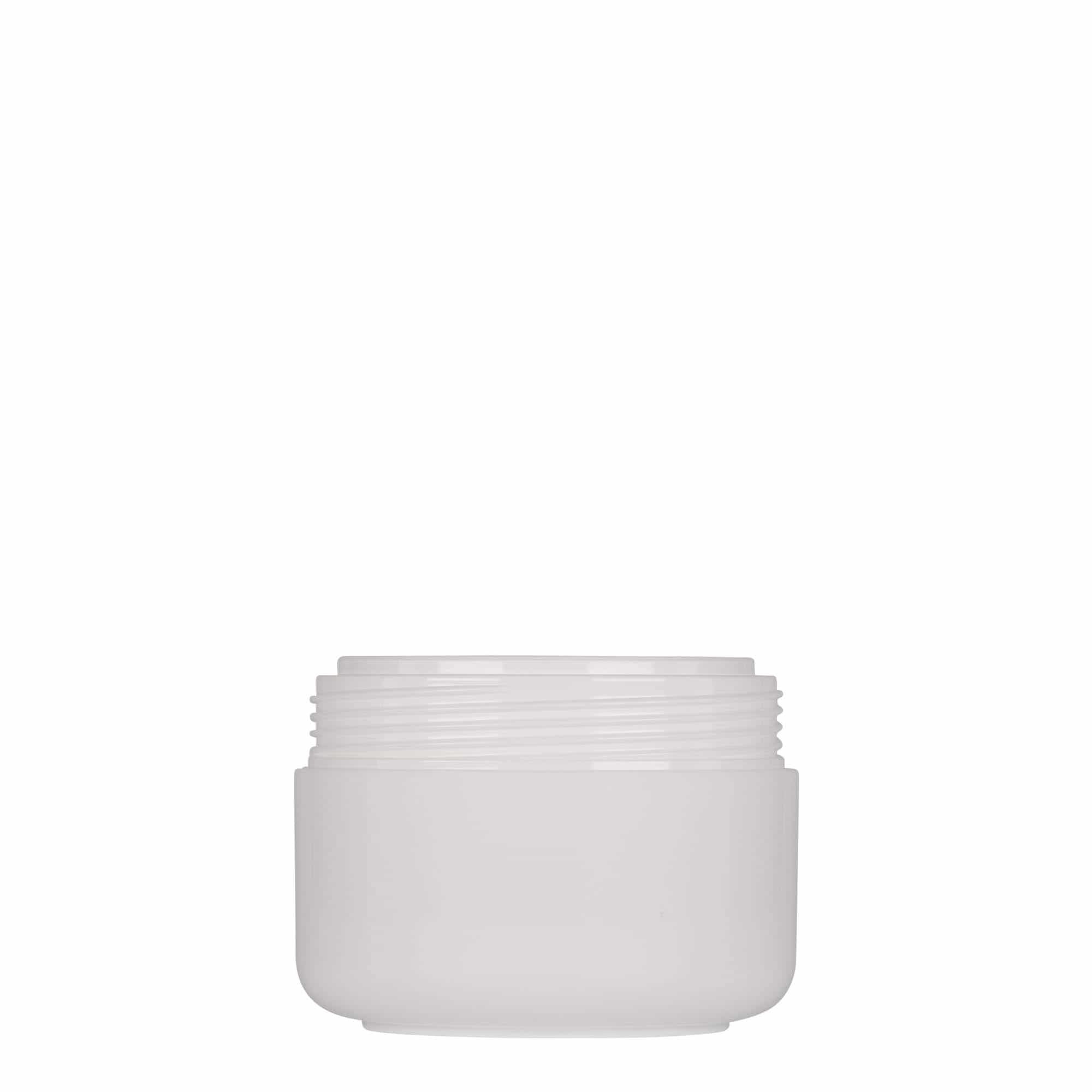 100 ml słoiczek z tworzywa sztucznego 'Bianca', PP, kolor biały, zamknięcie: zakrętka 100 ml słoiczek z tworzywa sztucznego 'Bianca', PP, kolor biały, zamknięcie: zakrętka