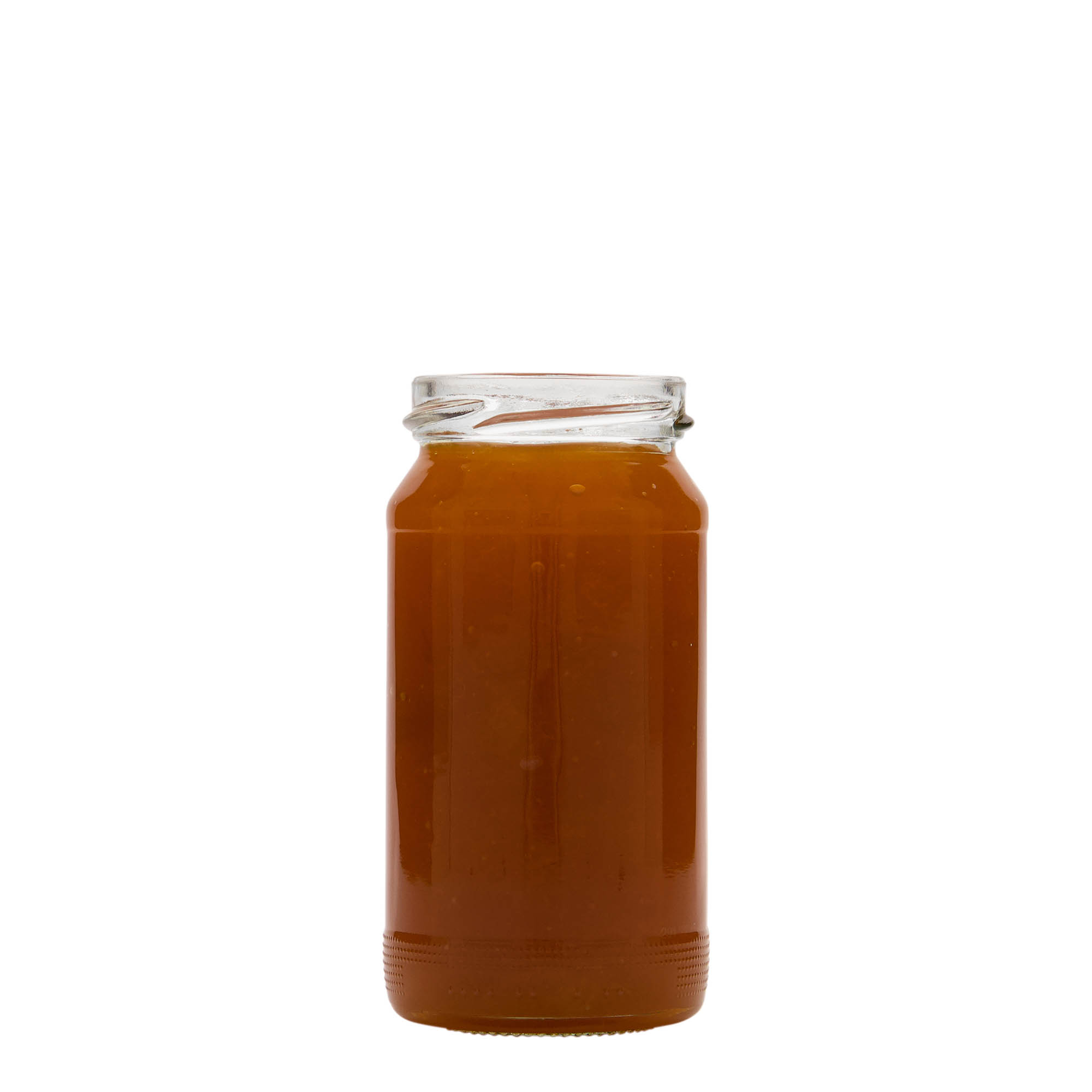 212 ml wysokie szklane naczynie okrągłe, otwór: Twist-Off (TO 53)