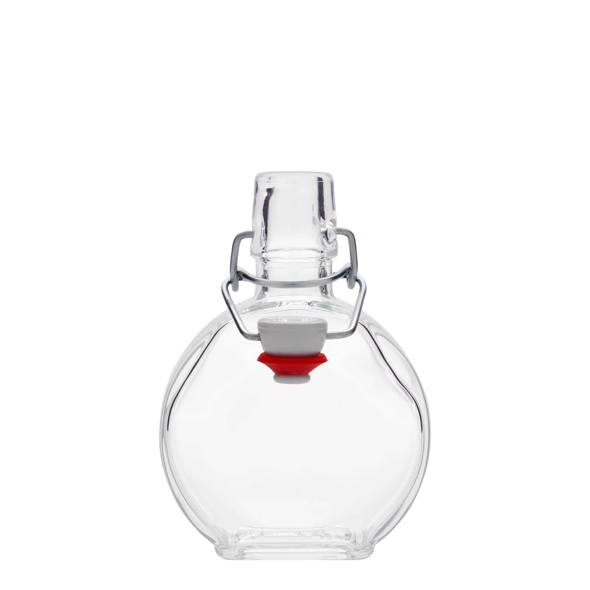 200 ml butelka szklana 'Sensatione', prostokątna, zamknięcie: Zamknięcie pałąkowe