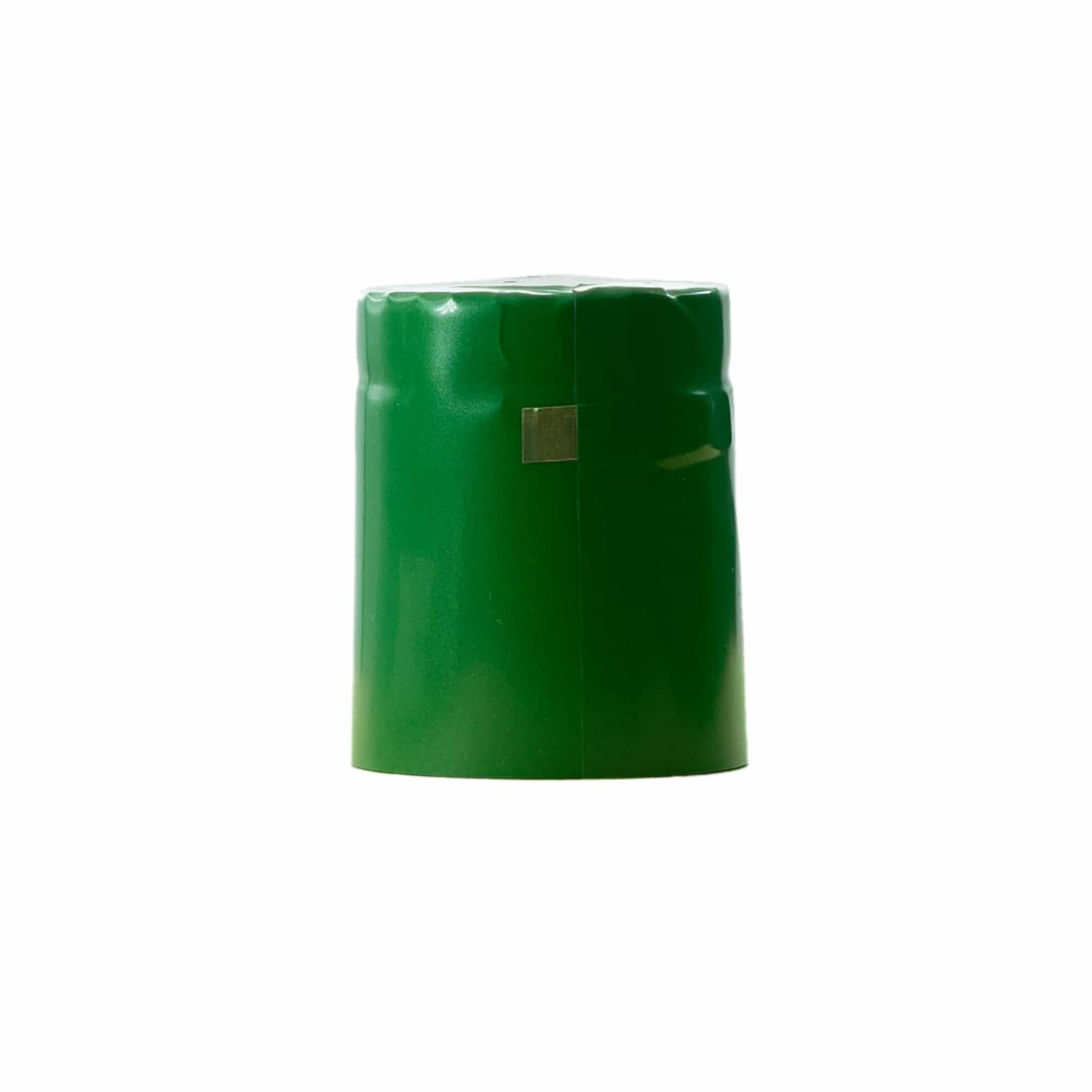 Kapturek termokurczliwy 32x41, tworzywo sztuczne PVC, kolor zielony Kapturek termokurczliwy 32x41, tworzywo sztuczne PVC, kolor zielony