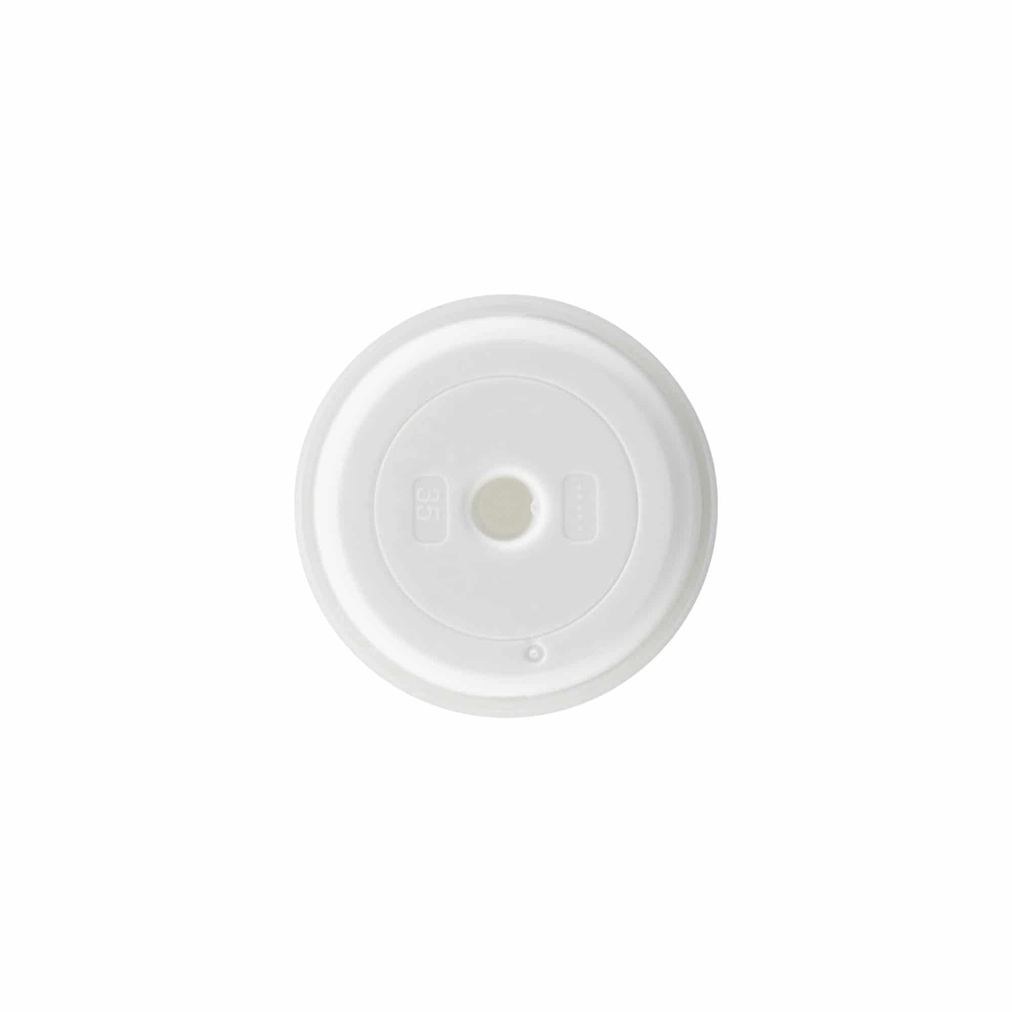 Dozownik airless z pompką 'Mezzo', tworzywo sztuczne PP, kolor biały