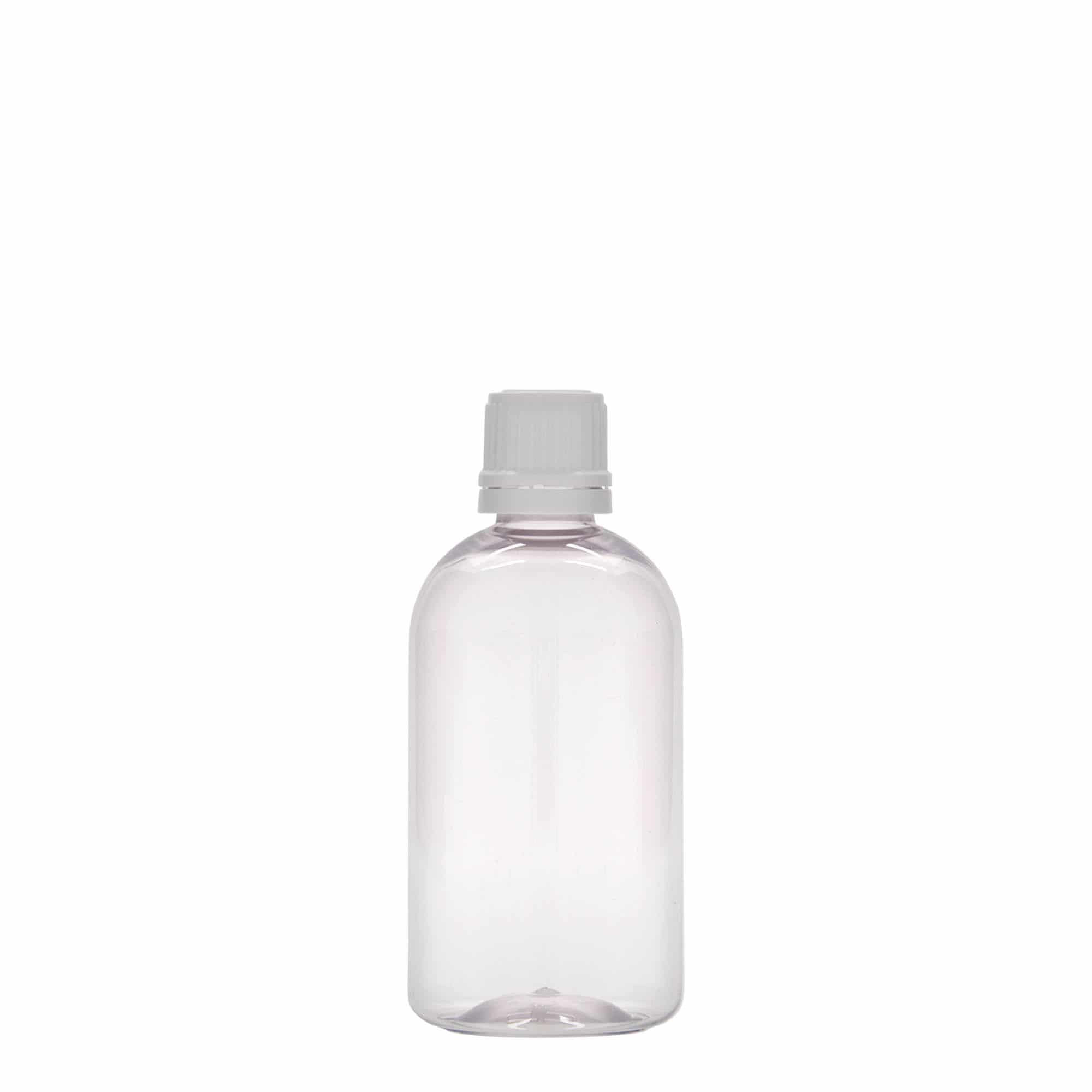 100 ml butelka farmaceutyczna PET 'Easy Living', tworzywo sztuczne, zamknięcie: DIN 18