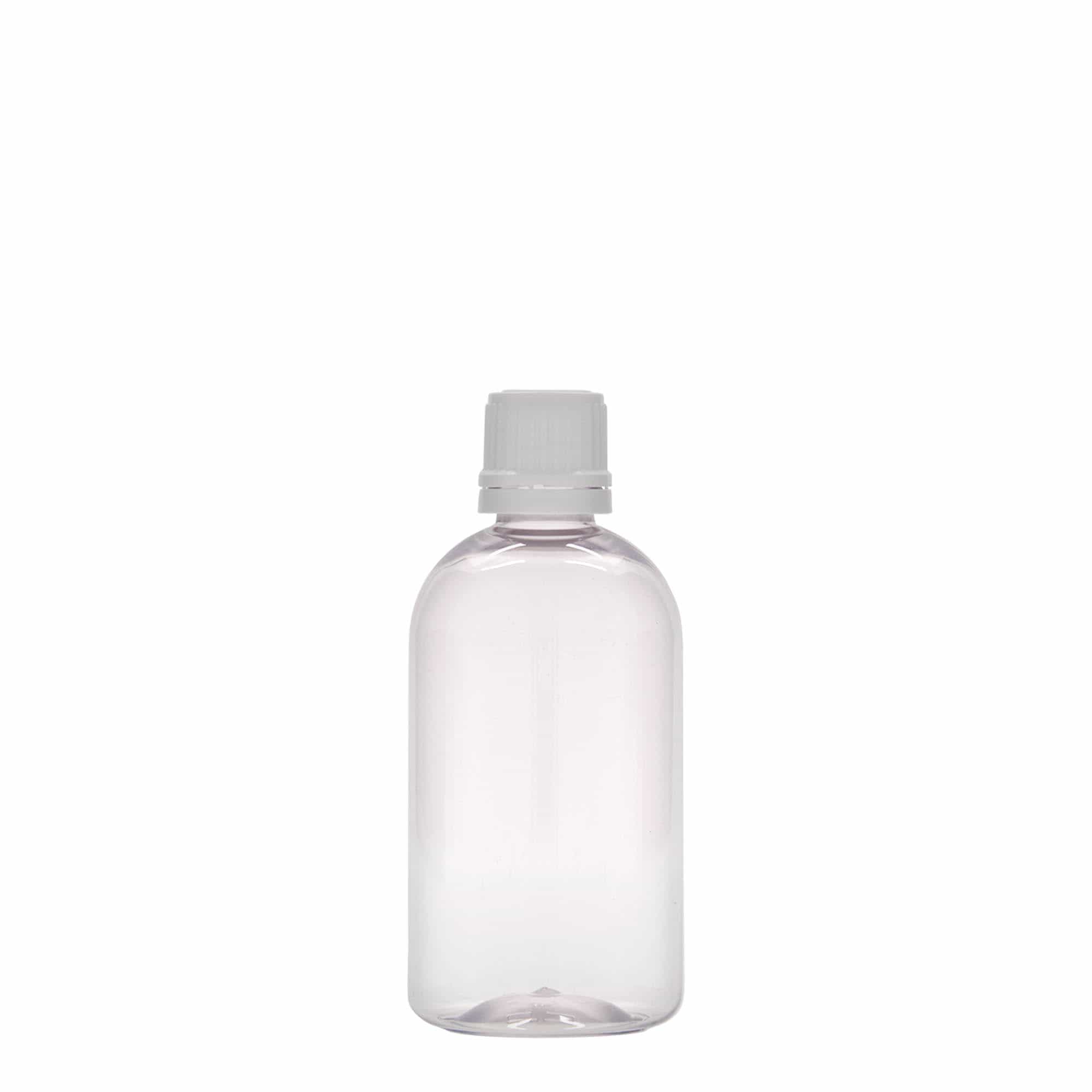 100 ml butelka medyczna PET „Easy Living”, tworzywo sztuczne, szyjka: DIN 18