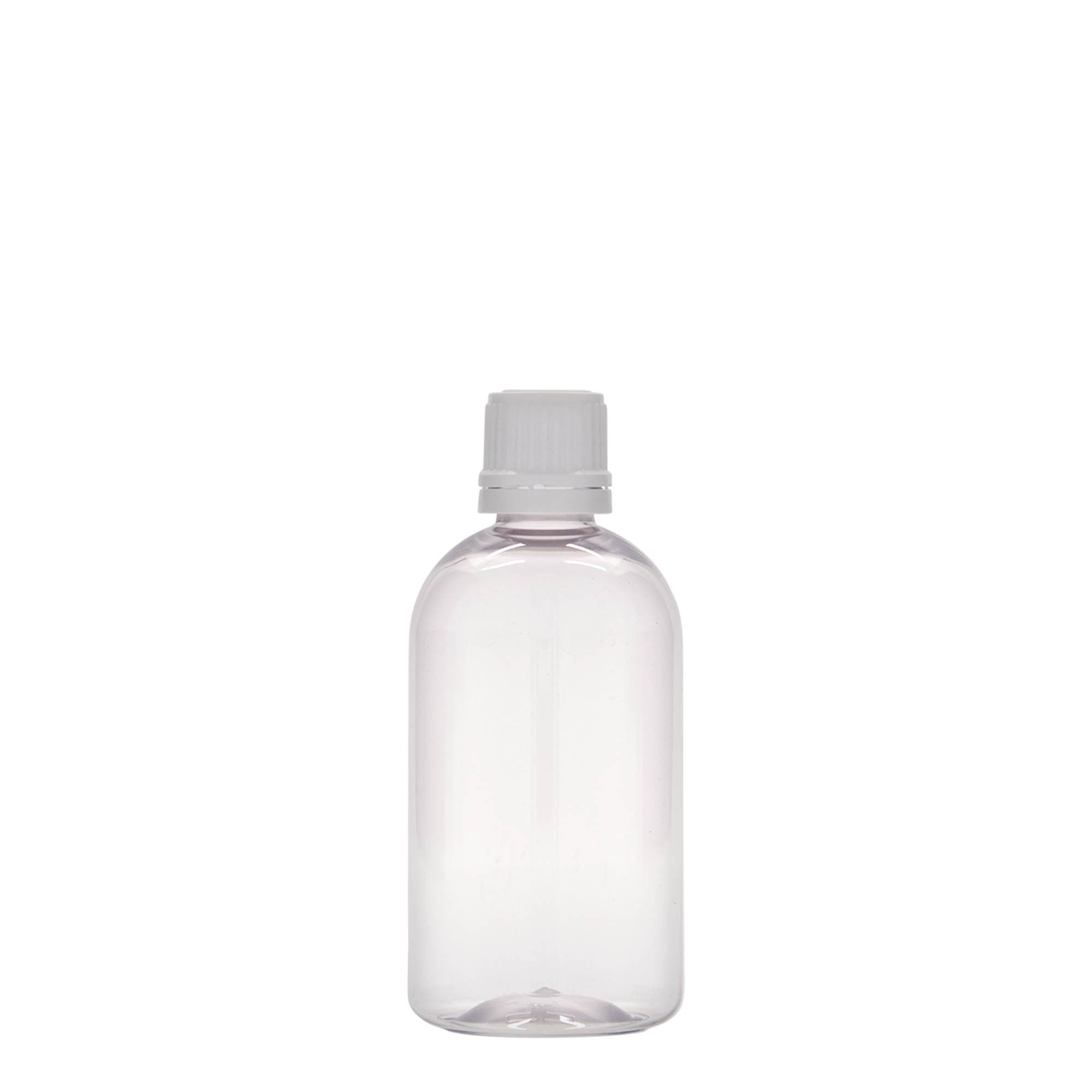 100 ml butelka medyczna PET „Easy Living”, tworzywo sztuczne, szyjka: DIN 18