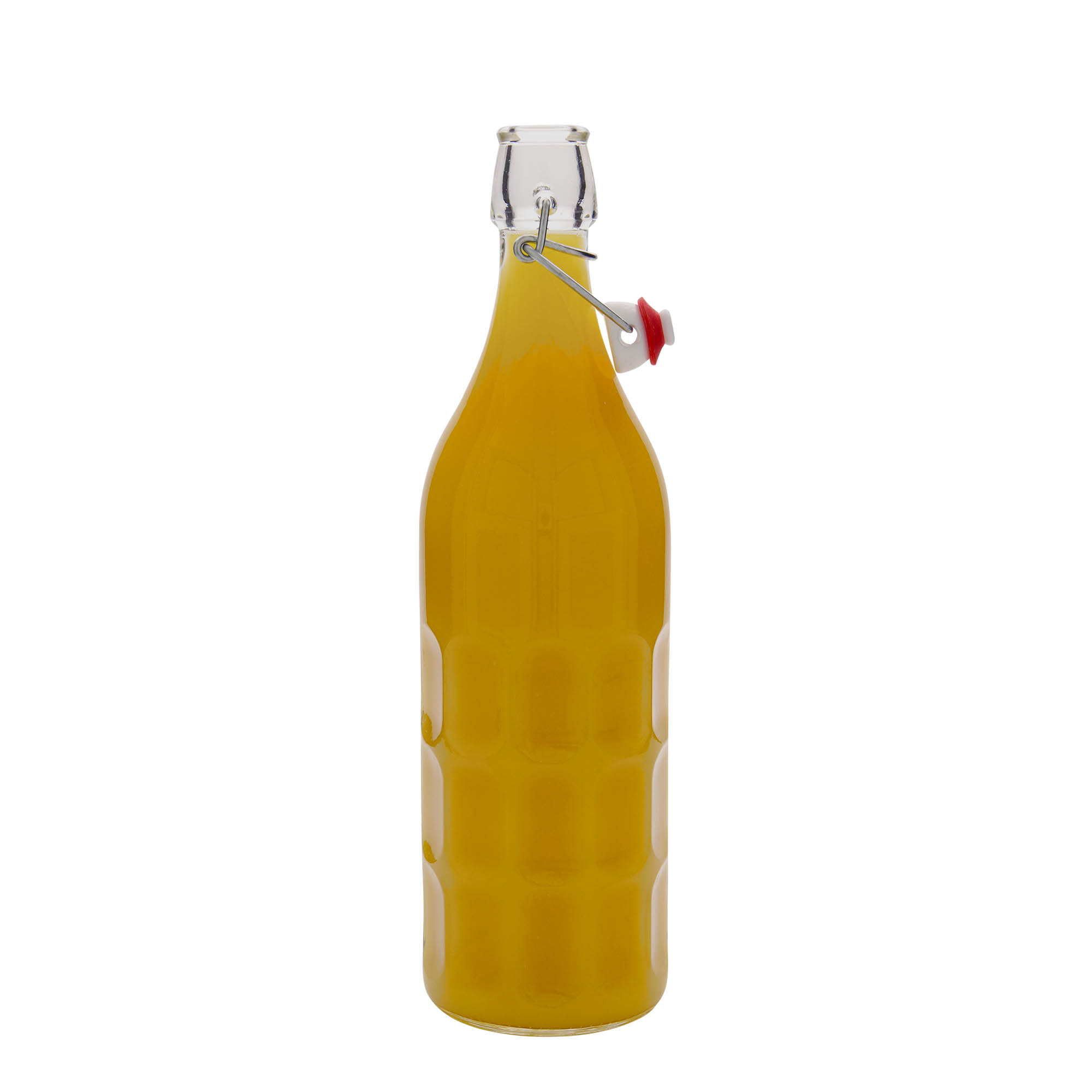 1.000 ml butelka szklana Moresca, otwór: zamknięcie na klamrę