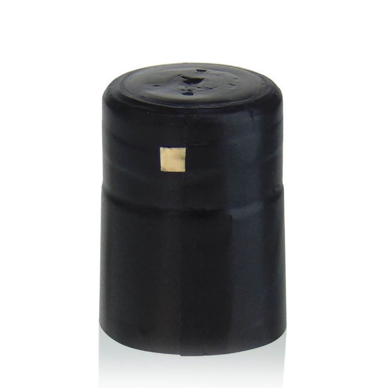 Kapturek termokurczliwy 32x41, tworzywo sztuczne PVC, kolor czarny