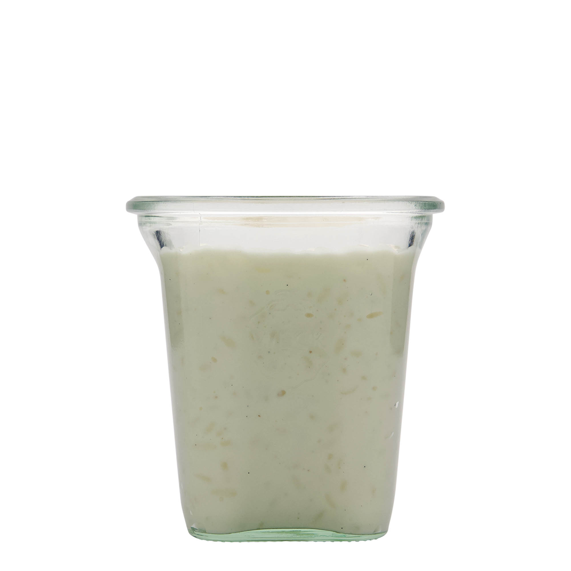 545 ml słoik WECK Quadro, kwadratowy, otwór: z okrągłą krawędzią