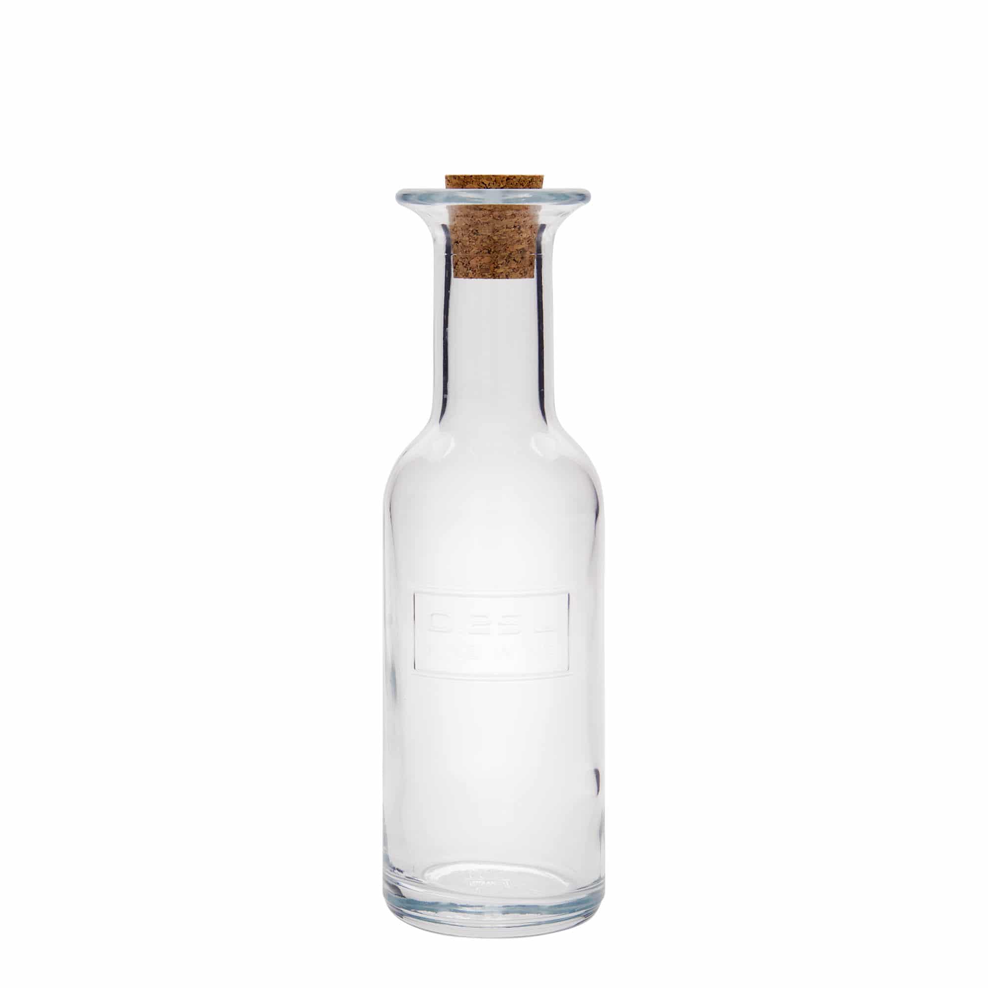 250 ml butelka szklana 'Optima Fine Wine', szyjka: korek