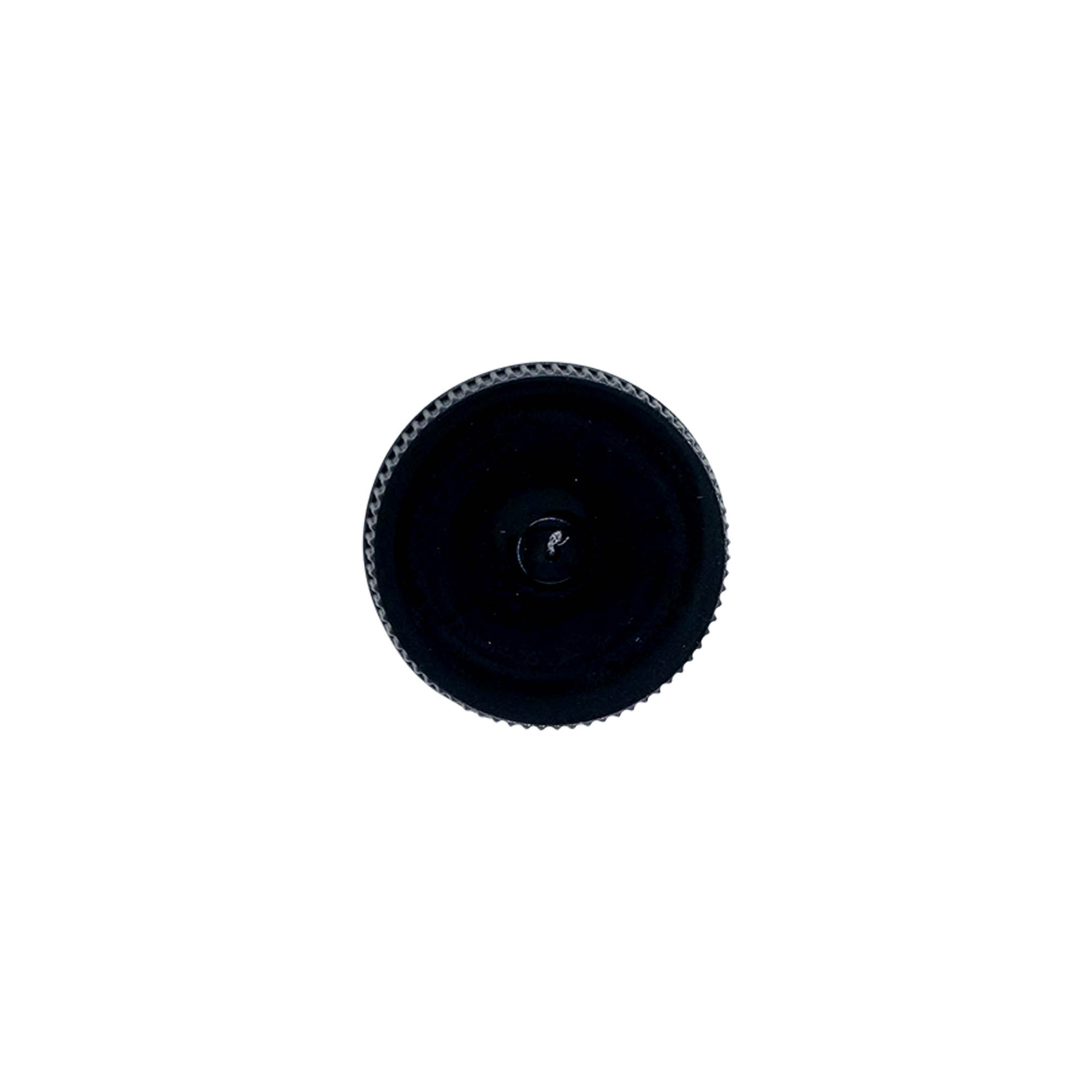 Zakrętka z wkładką EPE, tworzywo sztuczne PE, czarna, do otworu: DIN 25
