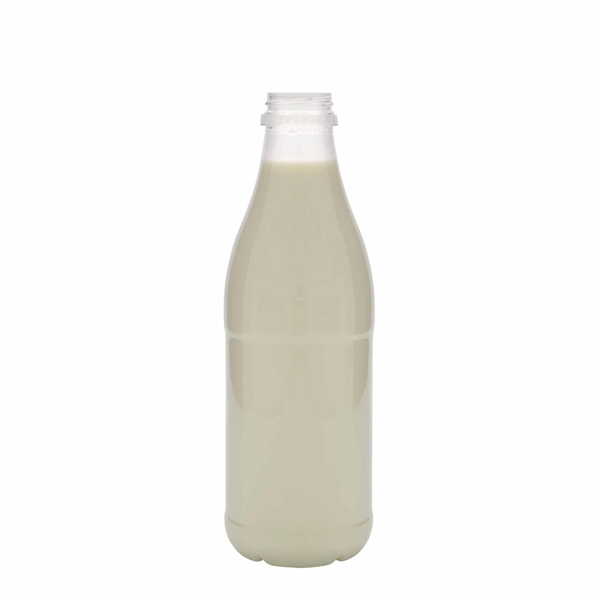 1000 ml butelka PET 'Milk and Juice', tworzywo sztuczne, zamknięcie: 38 mm