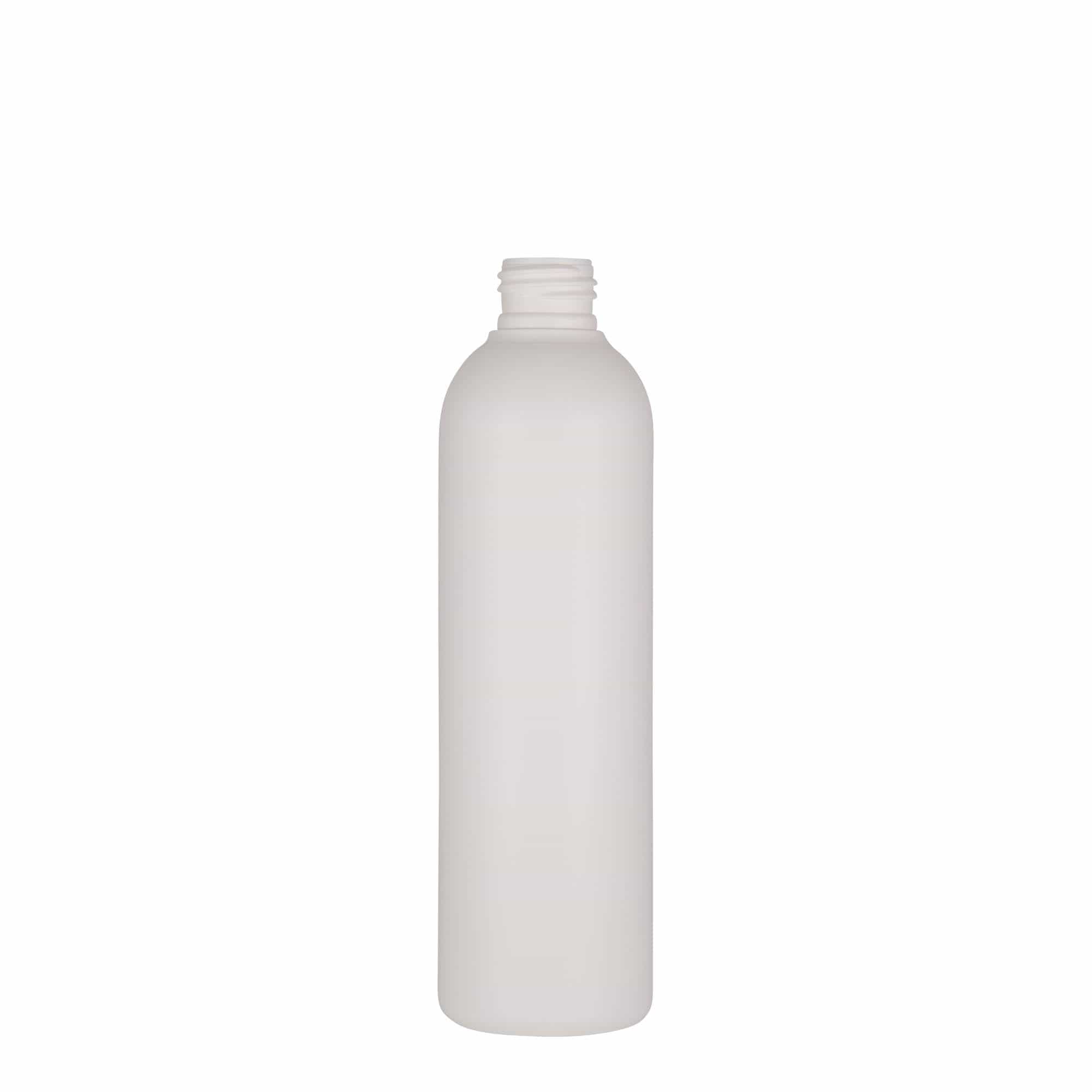 250 ml butelka plastikowa 'Tuffy', HDPE, biała, gwint: 24/410