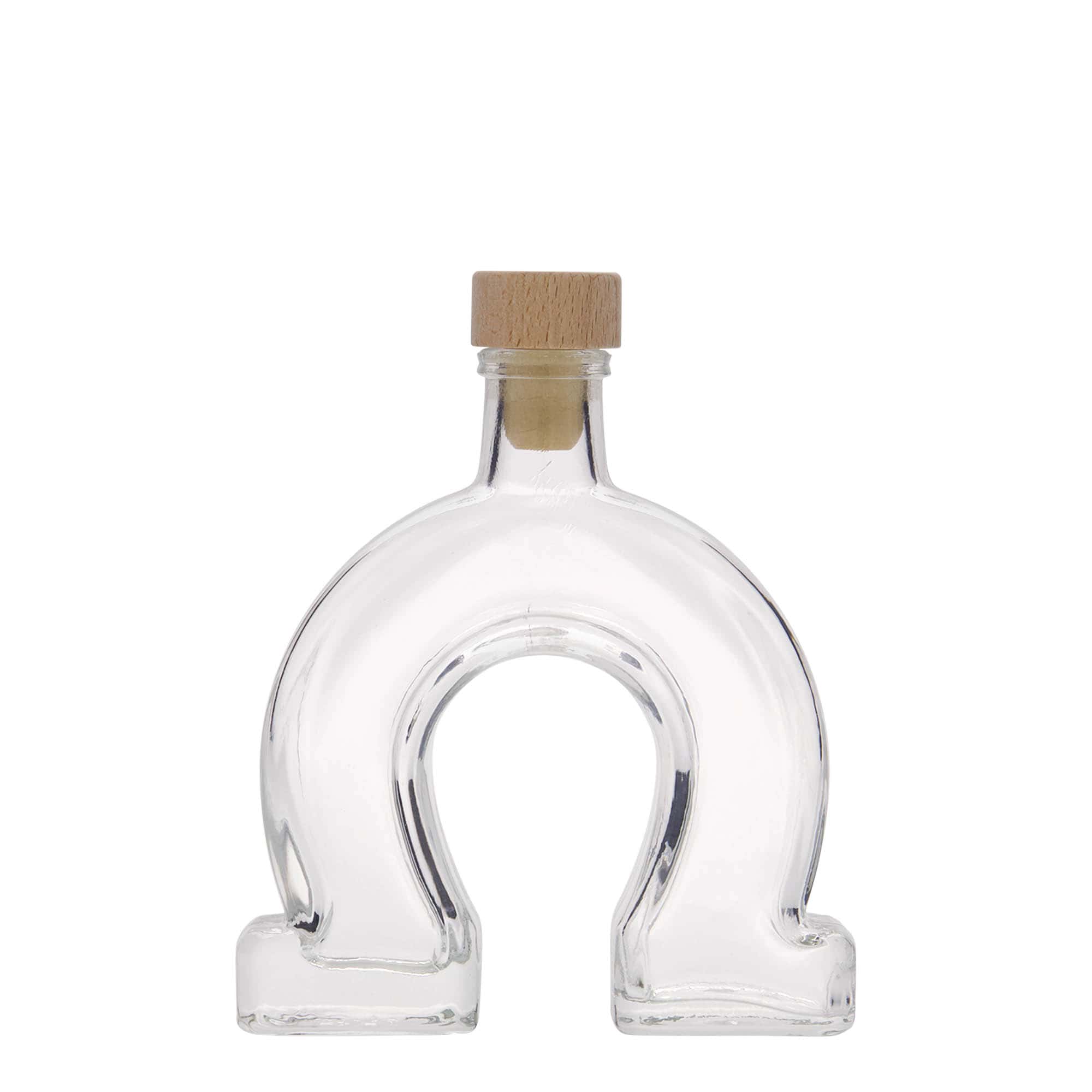 100 ml butelka szklana „Podkowa”, szyjka: korek 100 ml butelka szklana „Podkowa”, szyjka: korek