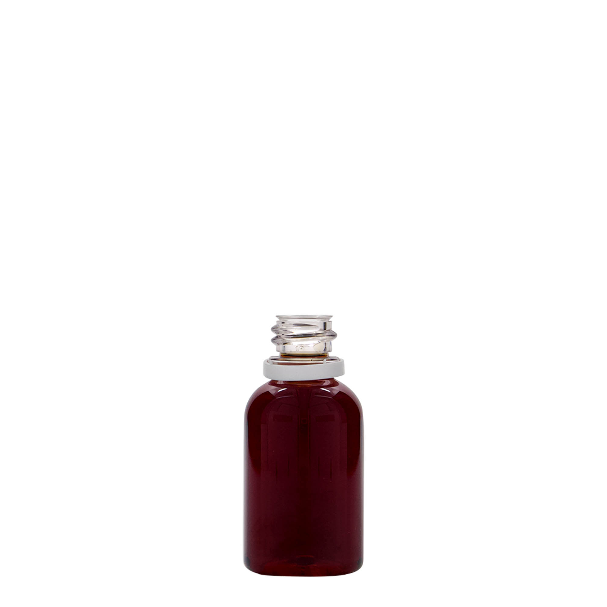 30 ml butelka medyczna PET „Easy Living”, tworzywo sztuczne, gwint: DIN 18
