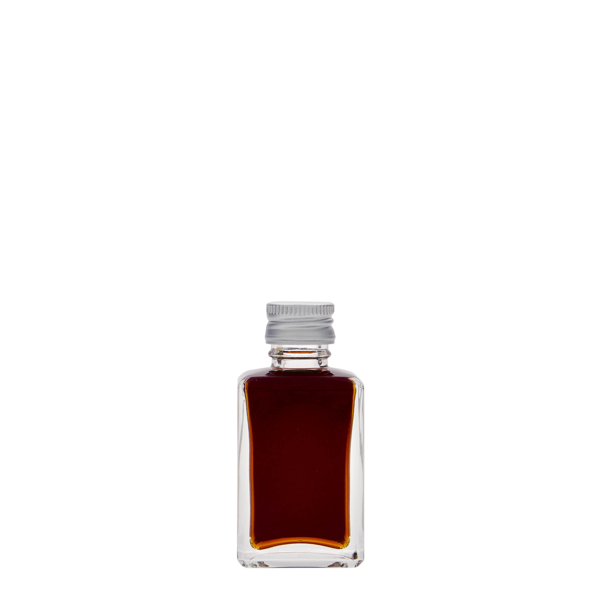 30 ml butelka szklana „Tamme”, kwadratowa, gwint: PP 18 30 ml butelka szklana „Tamme”, kwadratowa, gwint: PP 18