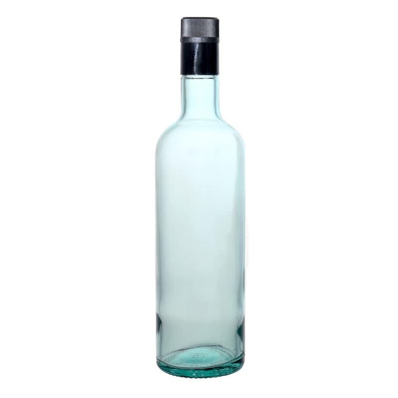 750 ml butelka na ocet/olej 'Willy New', szkło, kolor zielony jasny, zamknięcie: DOP
