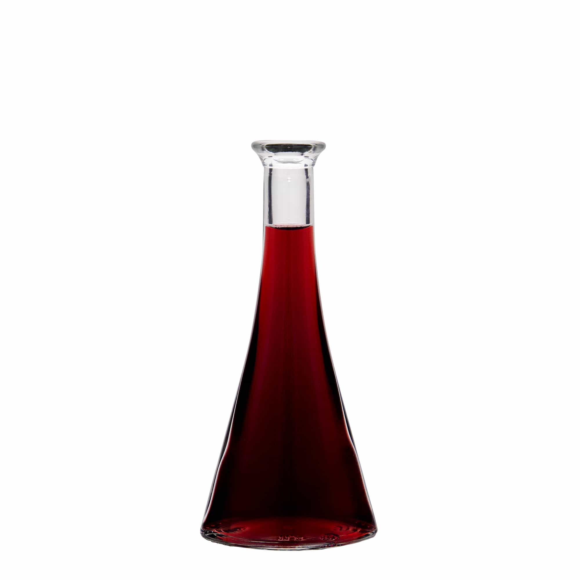 Butelka szklana 100 ml 'Veronica', półokrągła, otwór: korek