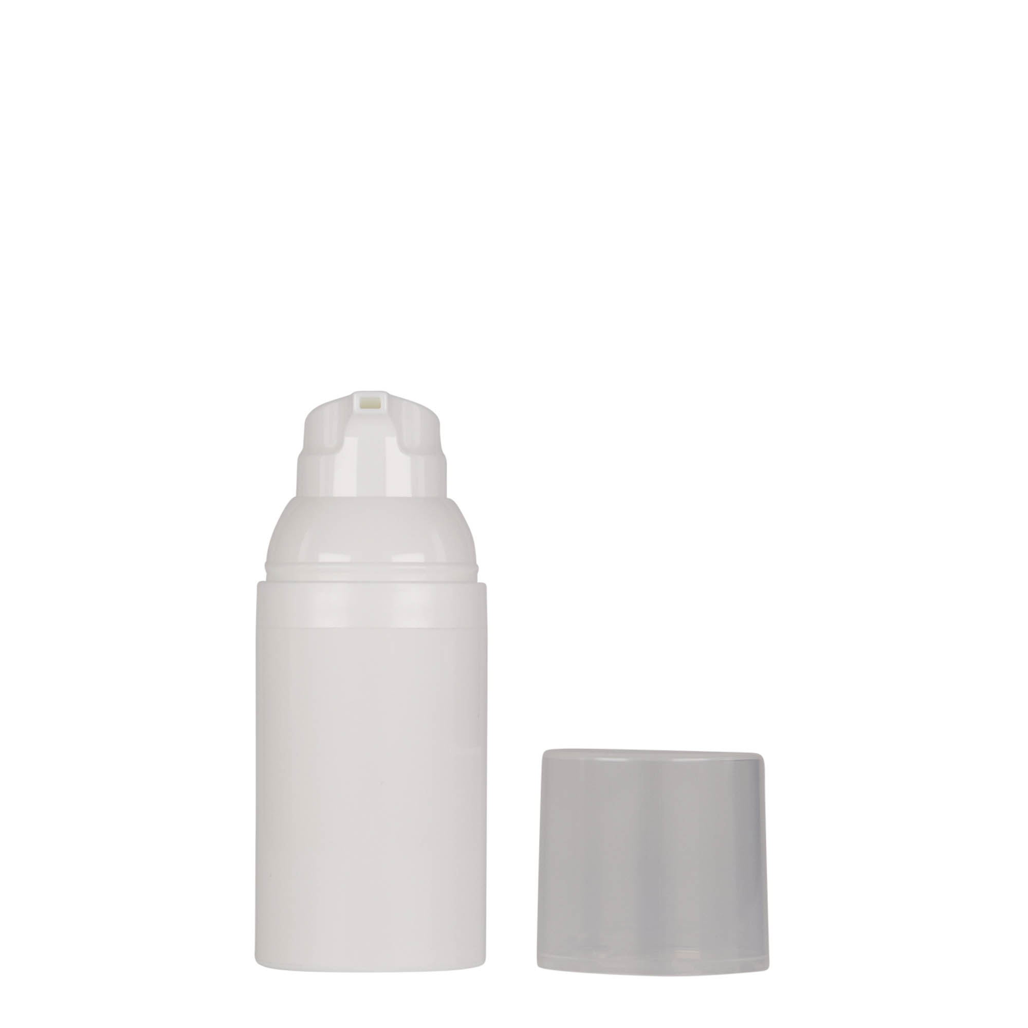 30 ml dozownik beztlenowy 'Mezzo', tworzywo sztuczne PP, biały