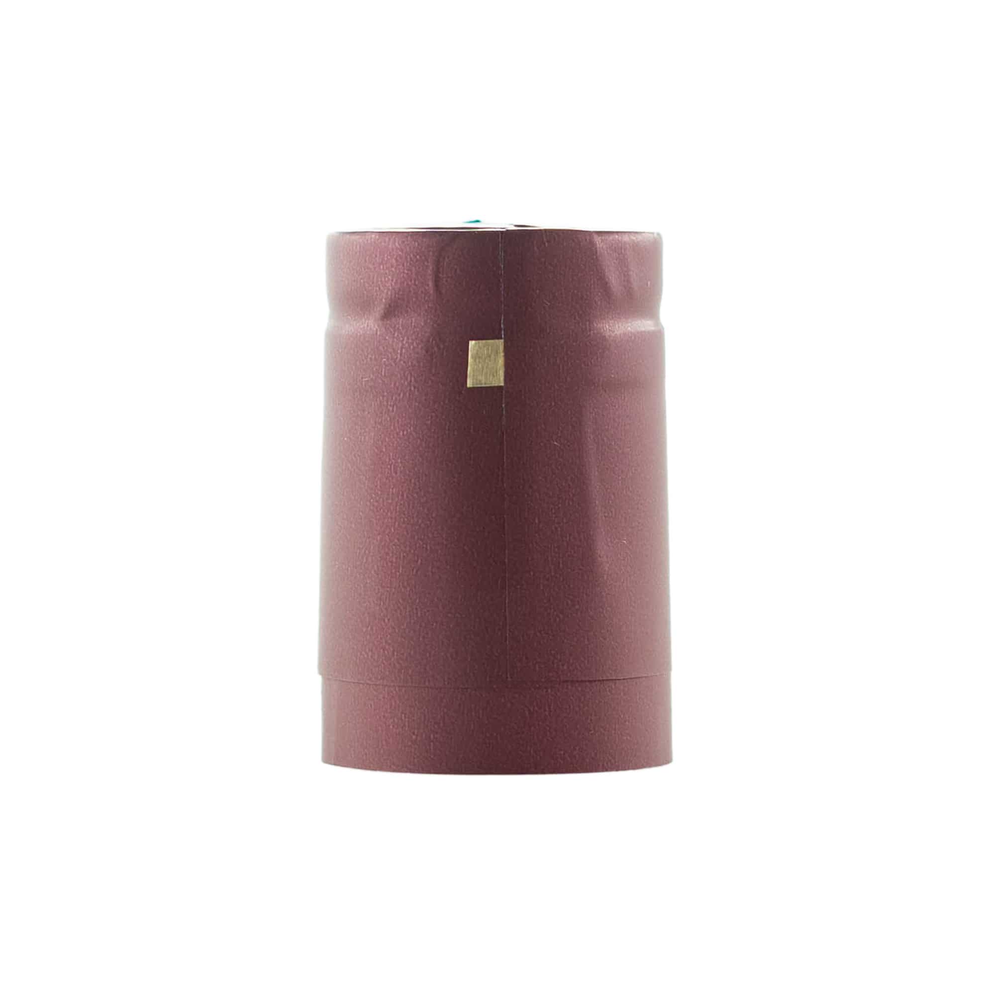 Kapturek termokurczliwy 32x41, tworzywo sztuczne PVC, kolor ciemnoczerwony Kapturek termokurczliwy 32x41, tworzywo sztuczne PVC, kolor ciemnoczerwony