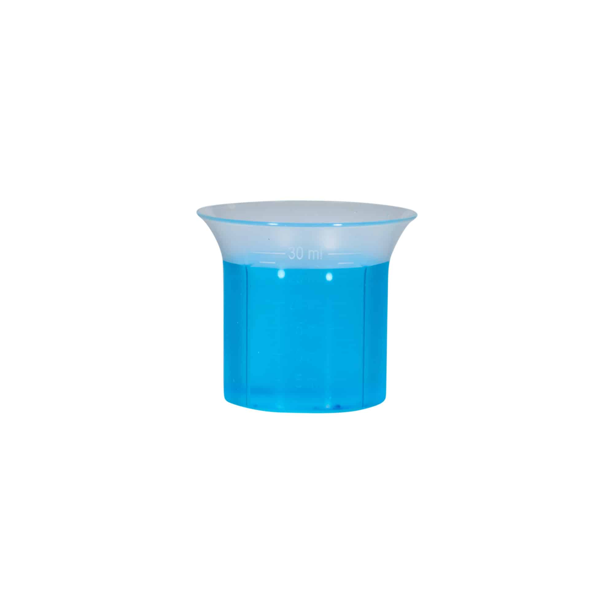 Kubeczek z miarką 5-30 ml, tworzywo sztuczne PP