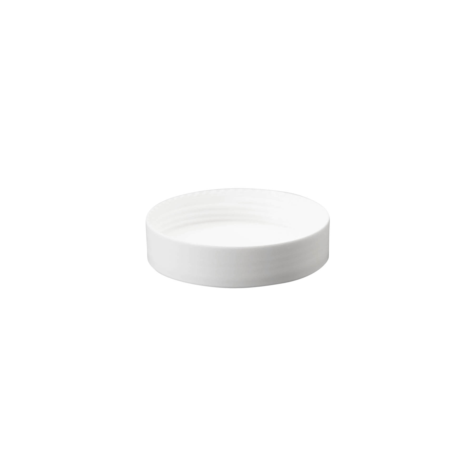 Zakrętka na gwint 50 ml „Antonella”, tworzywo sztuczne PP, biały Zakrętka na gwint 50 ml „Antonella”, tworzywo sztuczne PP, biały