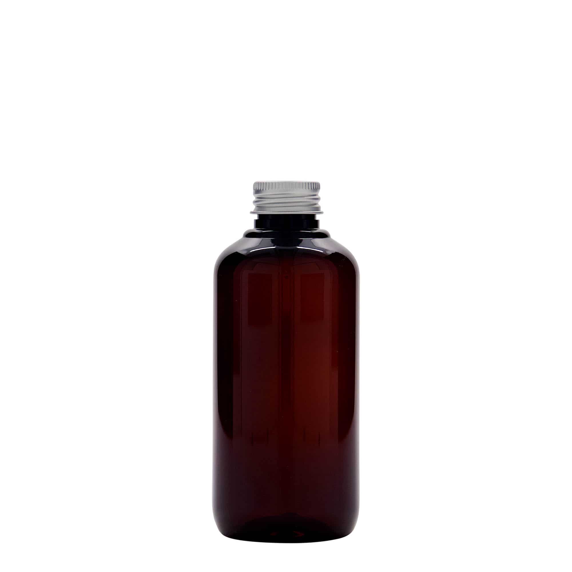 200 ml butelka z tworzywa sztucznego z recyklingu 'Victor’s Best', PCR, kolor brązowy, zamknięcie: GPI 24/410