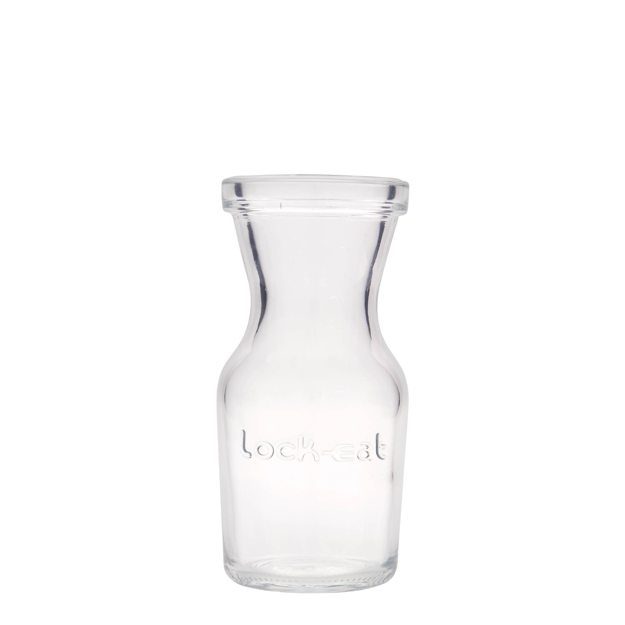 250 ml szklany karafka 'Lock-Eat', wylot: zamknięcie na druciany zatrzask