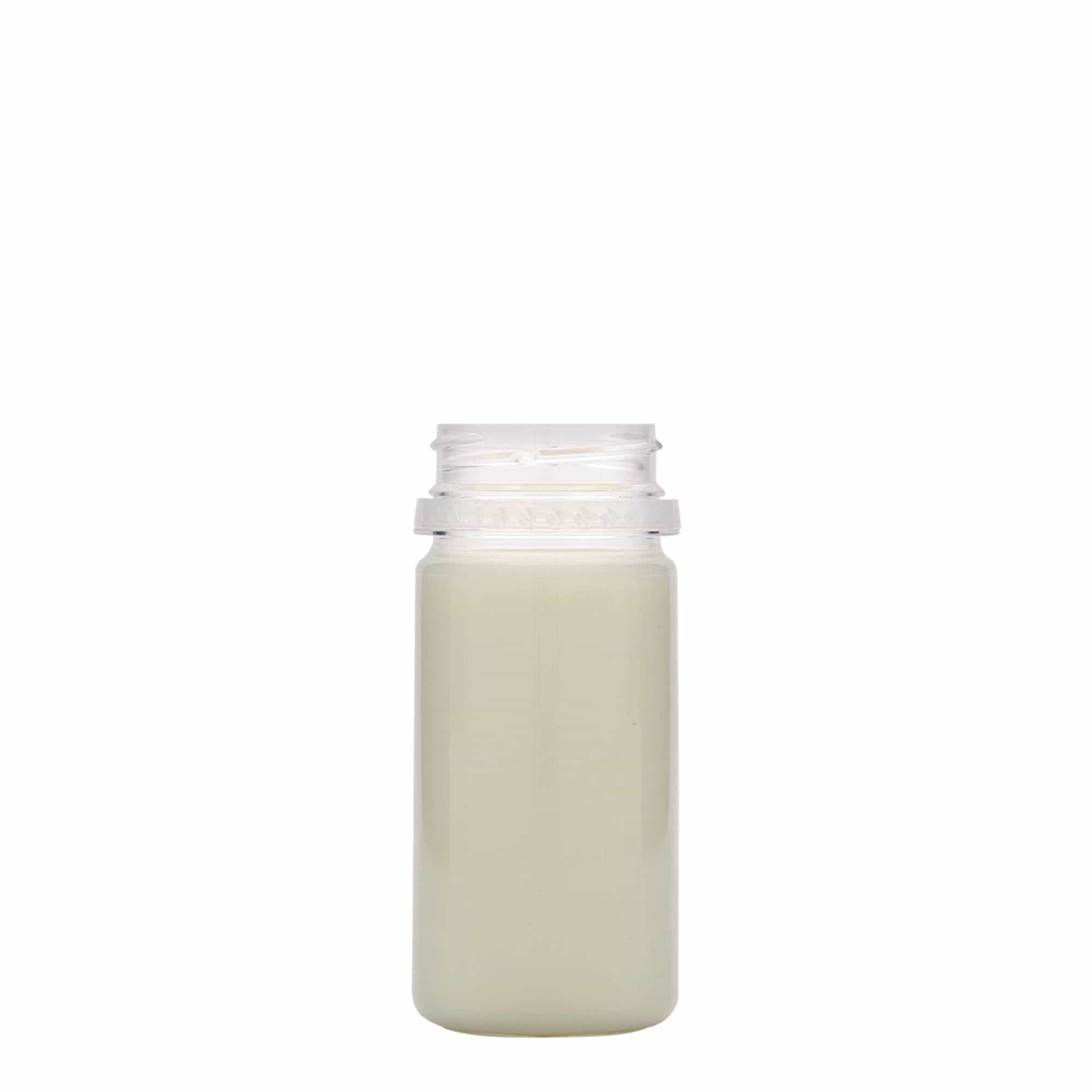 100 ml butelka PET „Everytime”, tworzywo sztuczne, gwint: 38 mm 100 ml butelka PET „Everytime”, tworzywo sztuczne, gwint: 38 mm