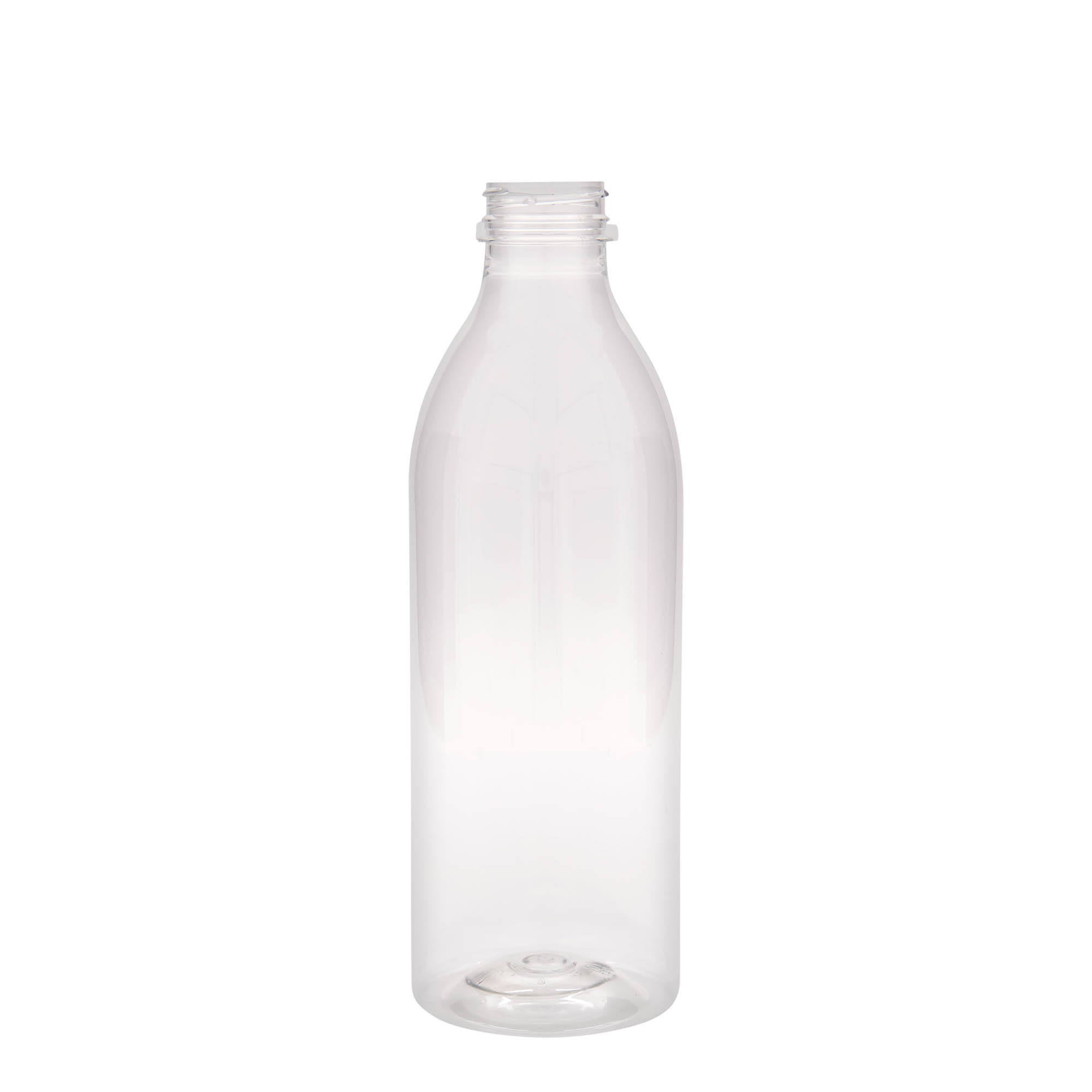 1.000 ml butelka PET standard, tworzywo sztuczne, szyjka: 38 mm 1.000 ml butelka PET standard, tworzywo sztuczne, szyjka: 38 mm