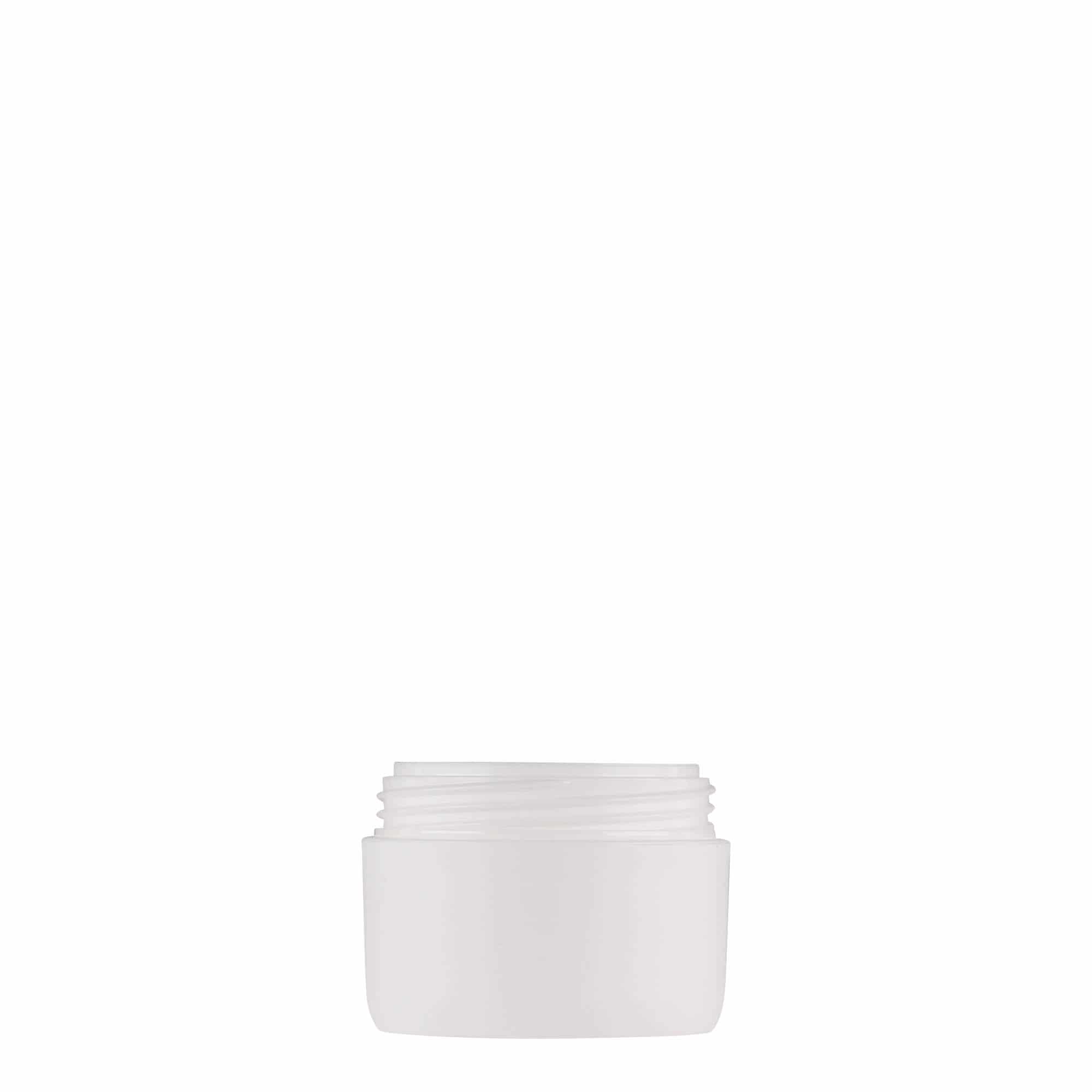 10 ml słoiczek z tworzywa sztucznego 'Antonella', PP, kolor biały, zamknięcie: zakrętka