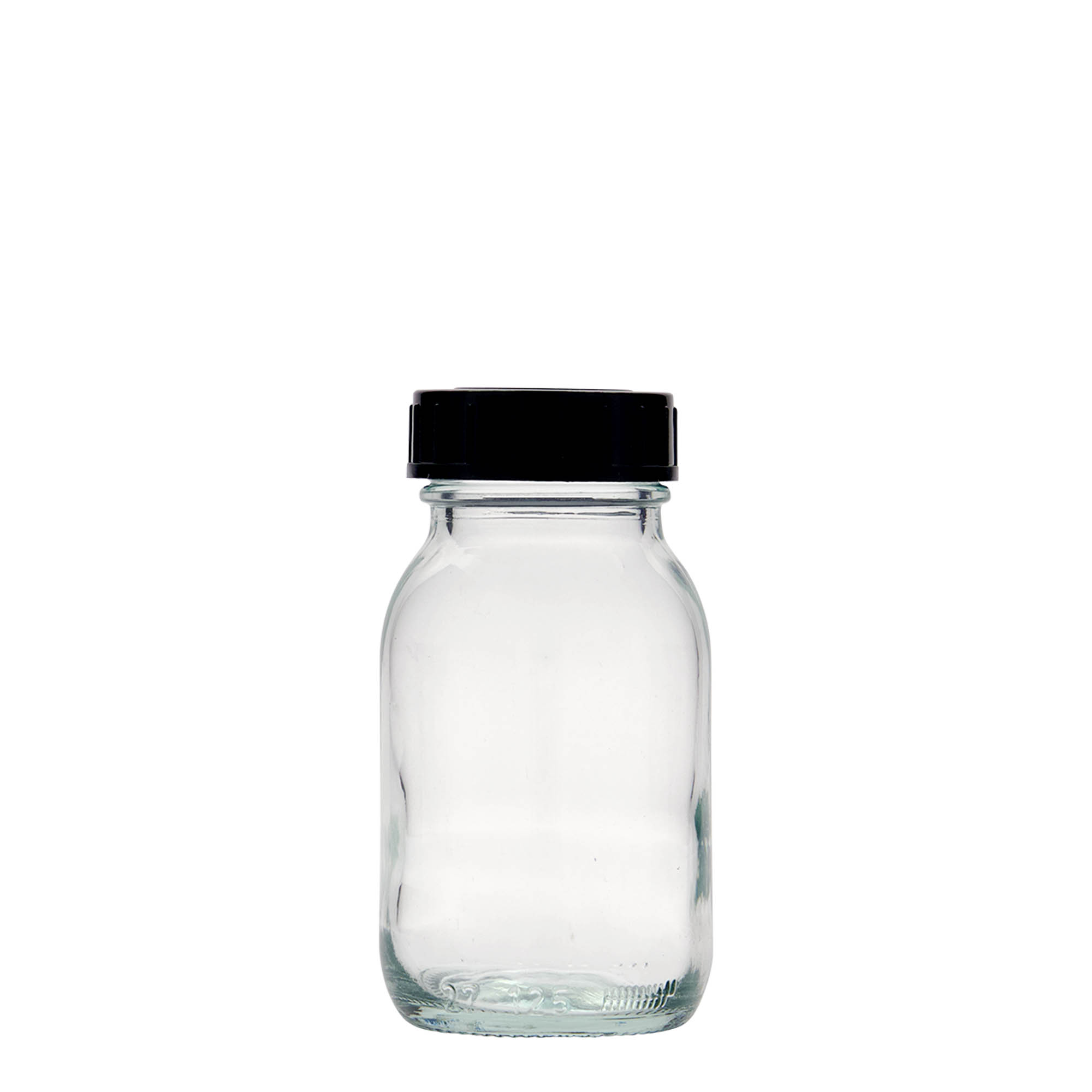 125 ml słoik o szerokiej szyjce, gwint: DIN 40 125 ml słoik o szerokiej szyjce, gwint: DIN 40