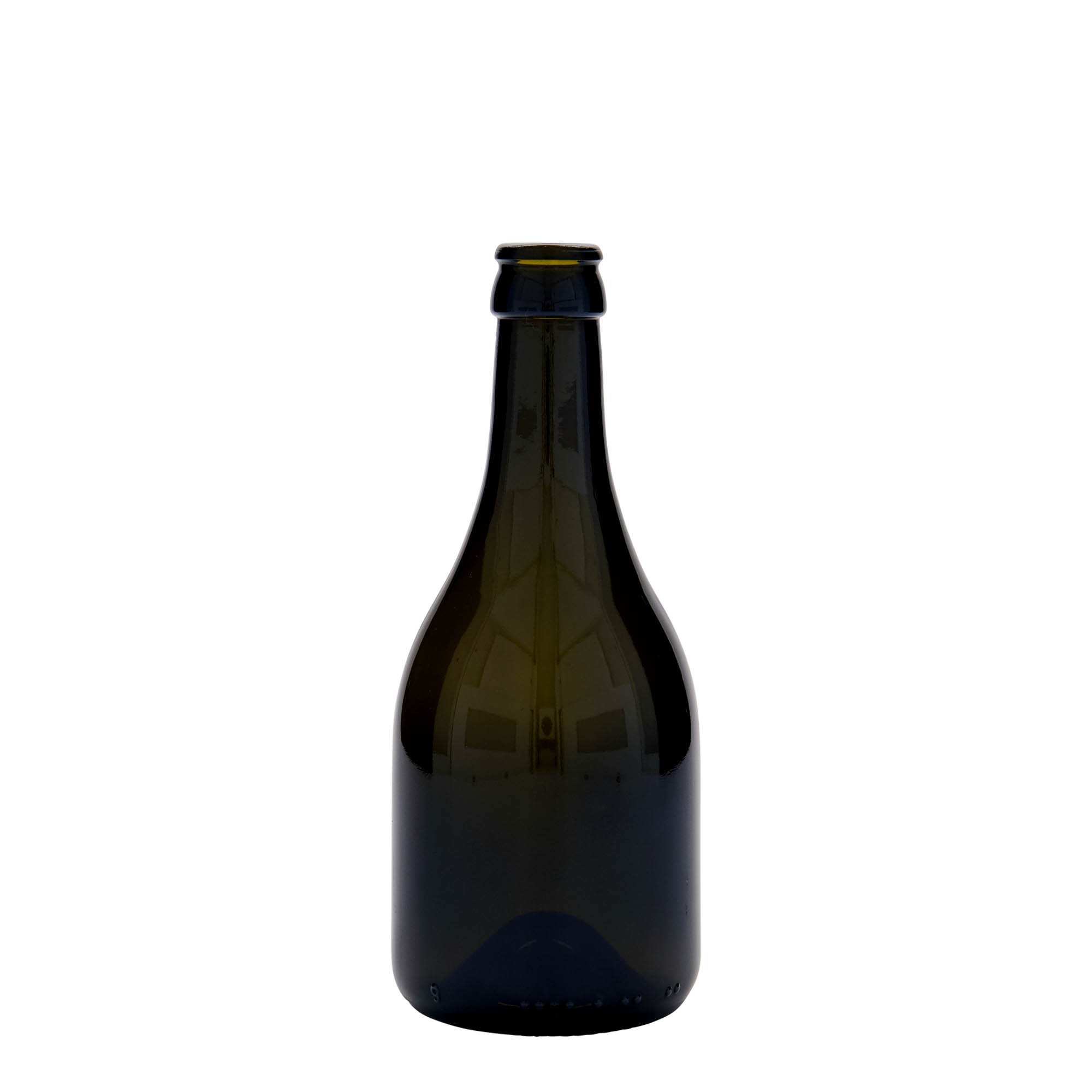 330 ml butelka piwa 'Horta', szkło, antyczny zielony, szyjka: kapsel koronowy