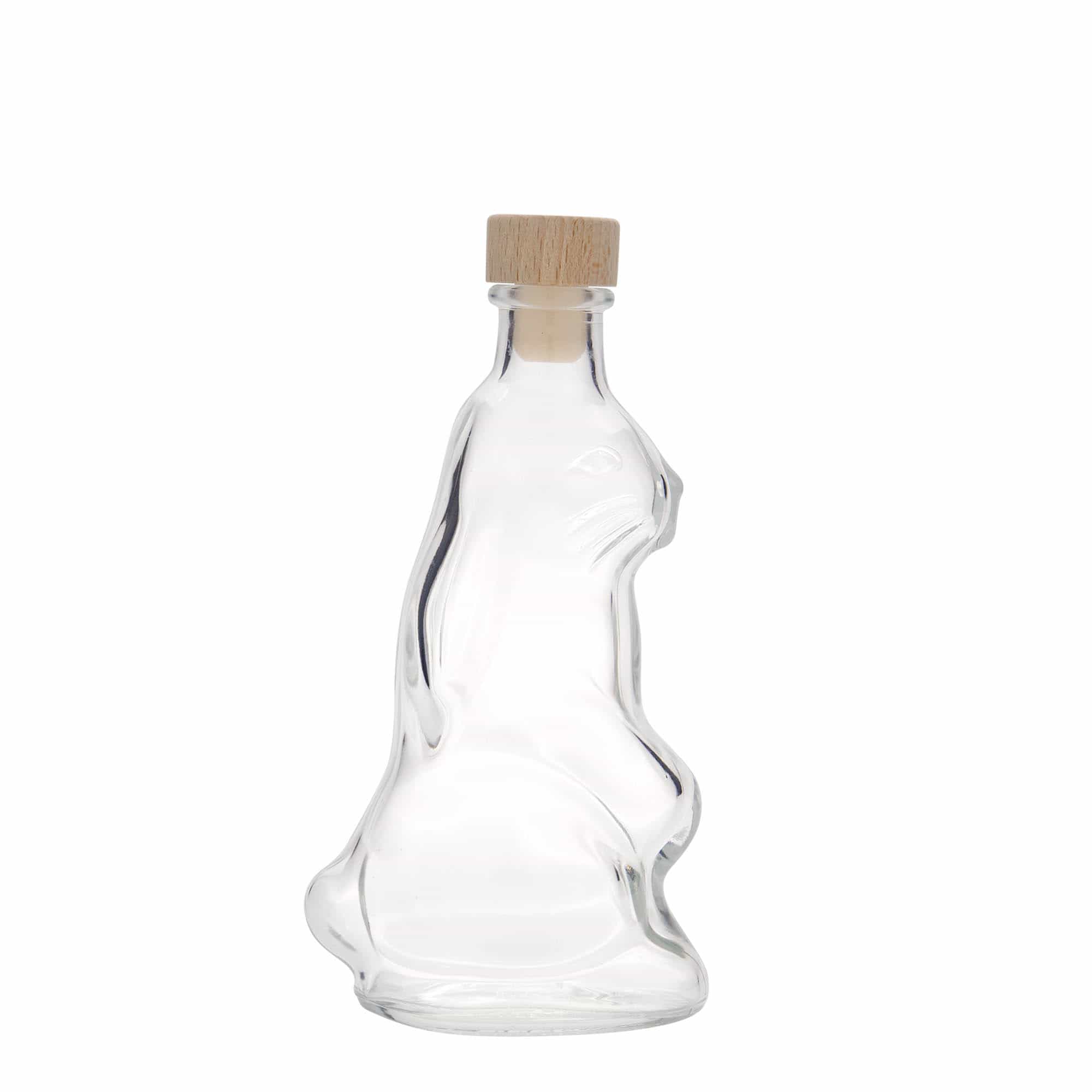 200 ml butelka szklana „Królik”, otwór: korek